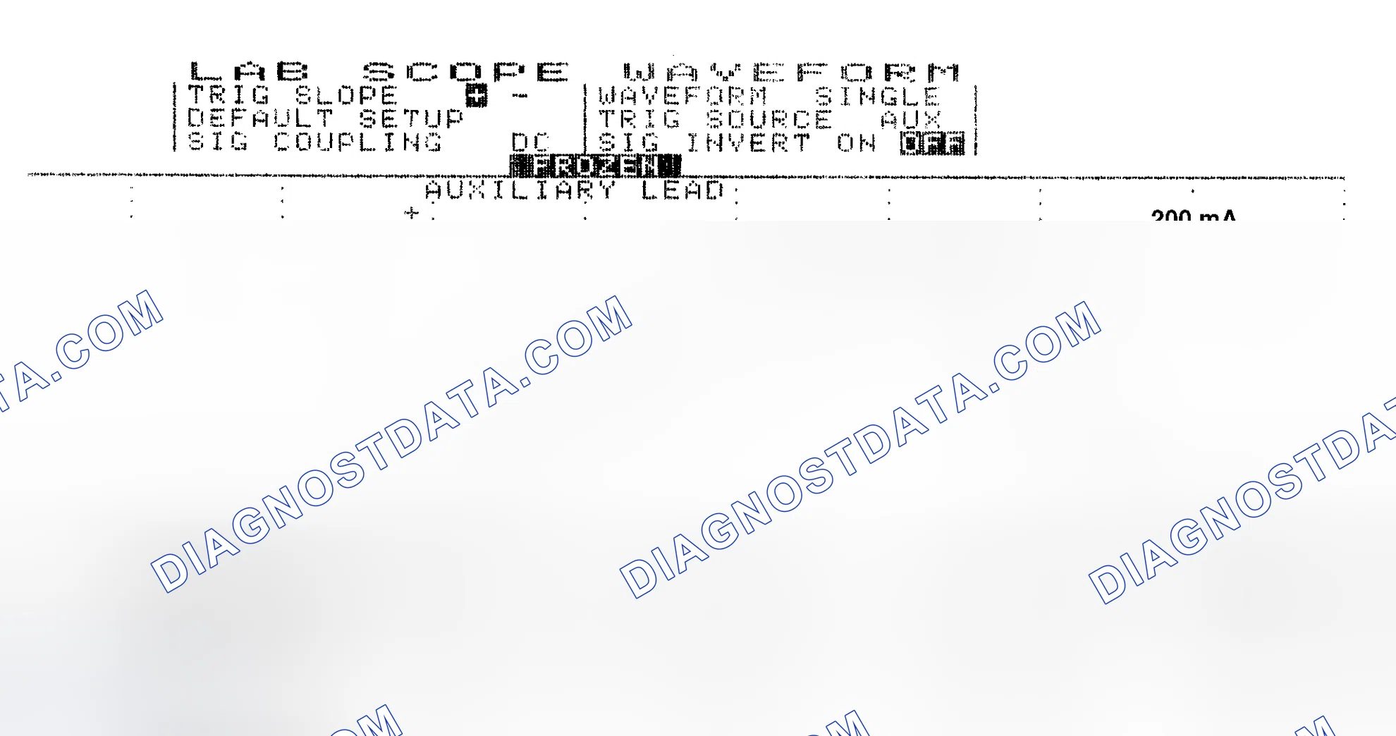 Scheme 13: Single Injector w/Normal Current Flow - Current Pattern