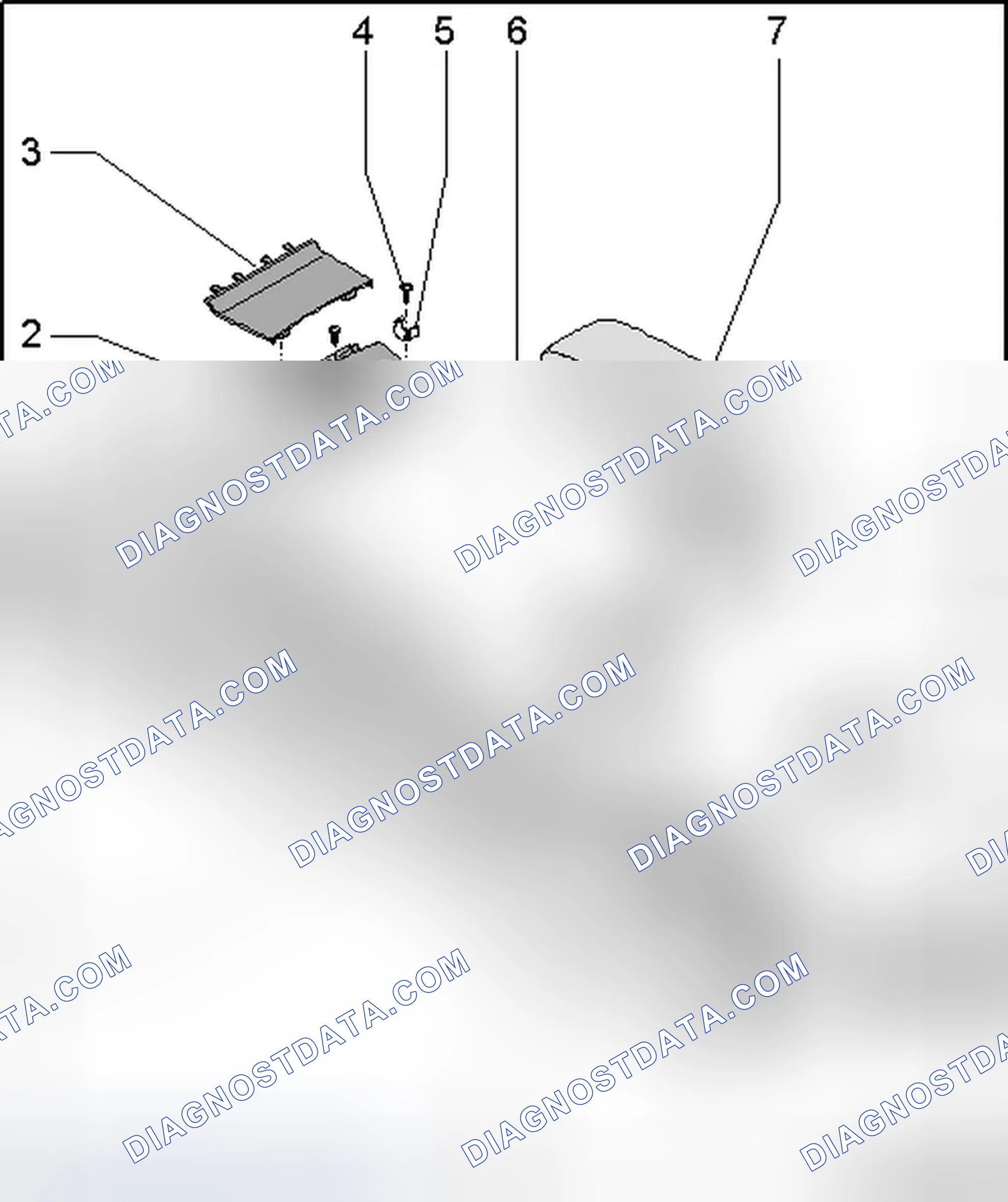 Scheme 2: CENTER CONSOLE TRIM COMPONENT OVERVIEW