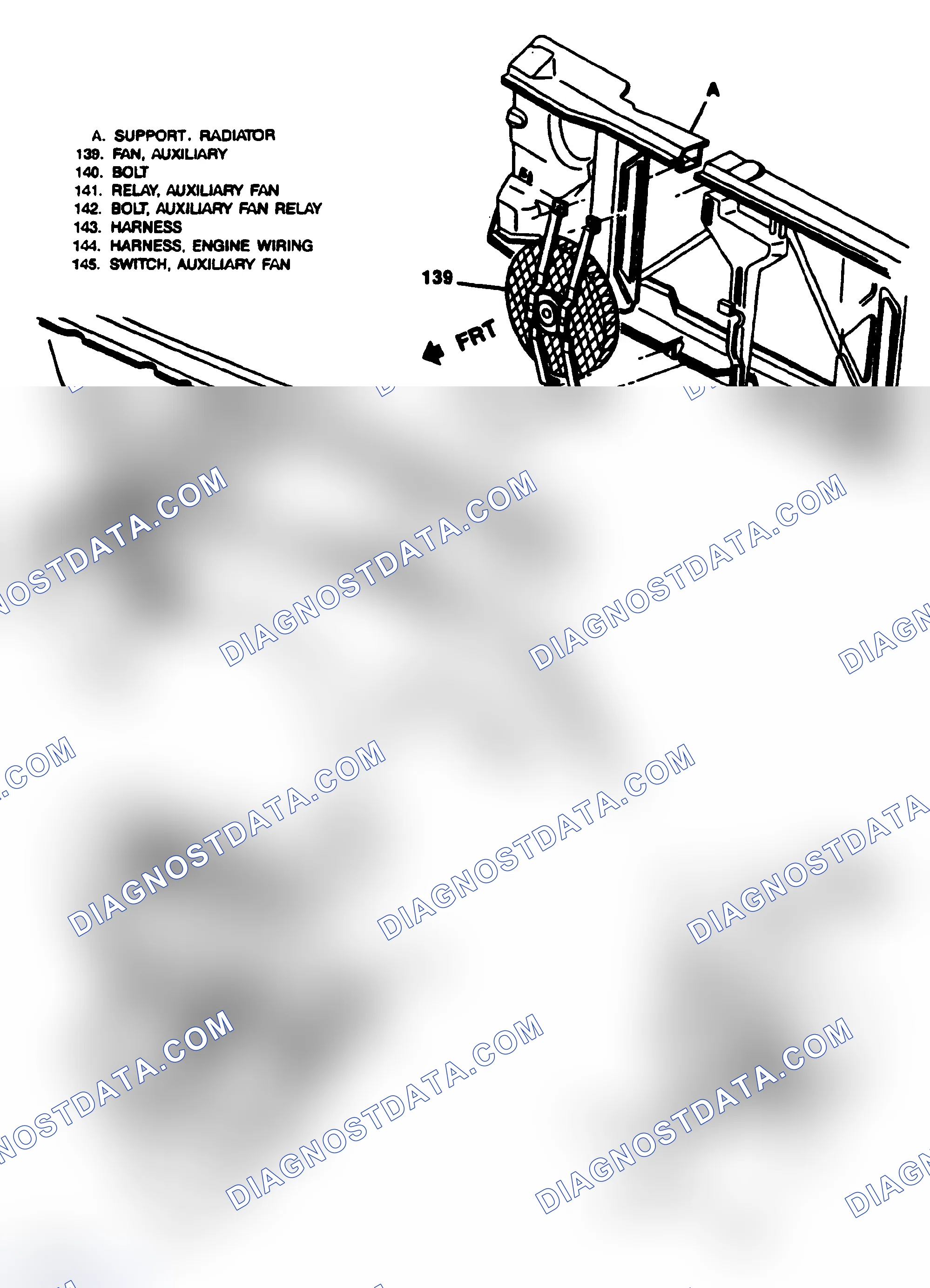 Scheme 2: Auxiliary Coolant Fan (Removal & Installation)