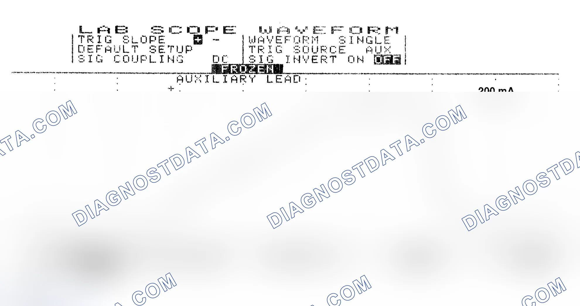 Scheme 13: Single Injector w/Normal Current Flow - Current Pattern