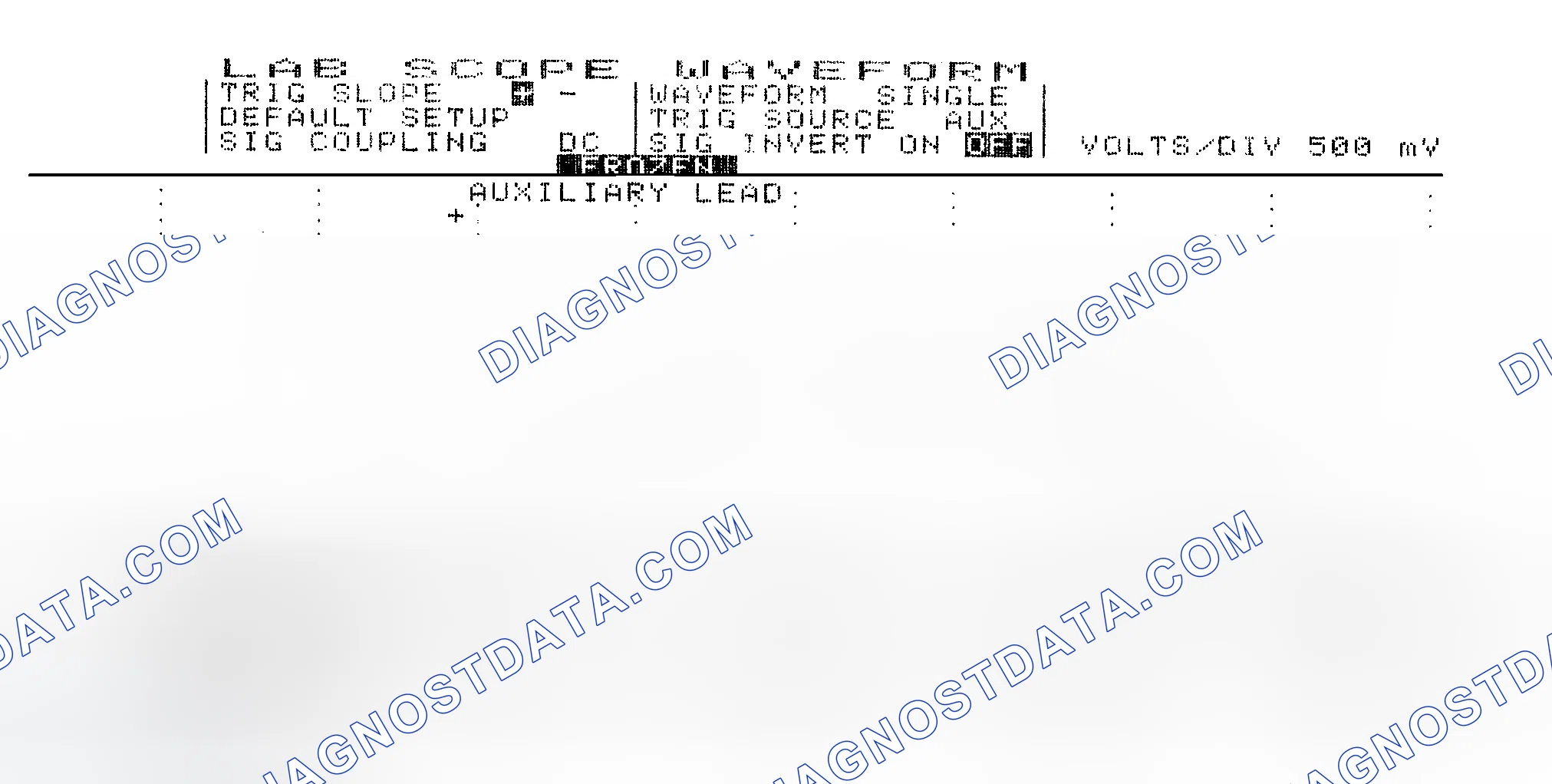 Scheme 14: Single Injector w/Excessive Current Flow - Current Pattern