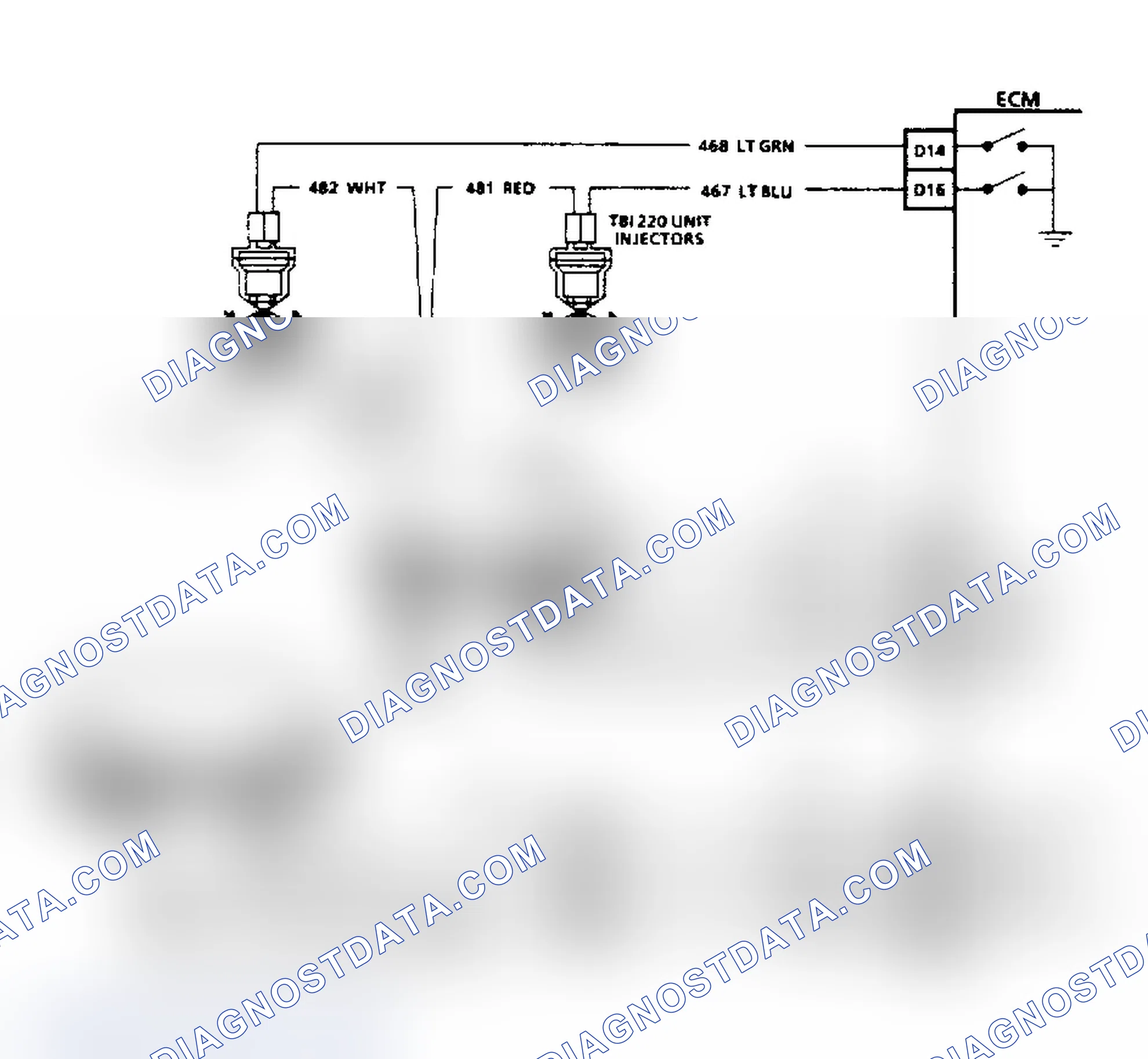 Scheme 149: Code 42 Schematic (4.3L Turbo) Electronic Spark Timing