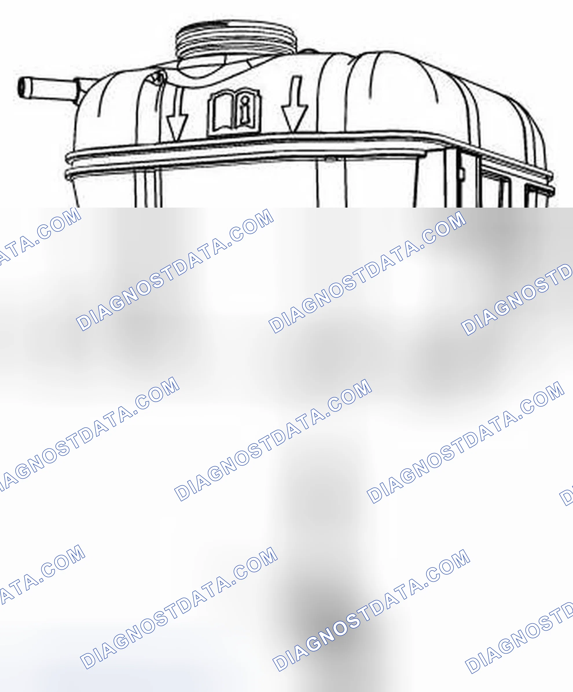 Scheme 61: Engine Coolant Level Indicator Module Replacement