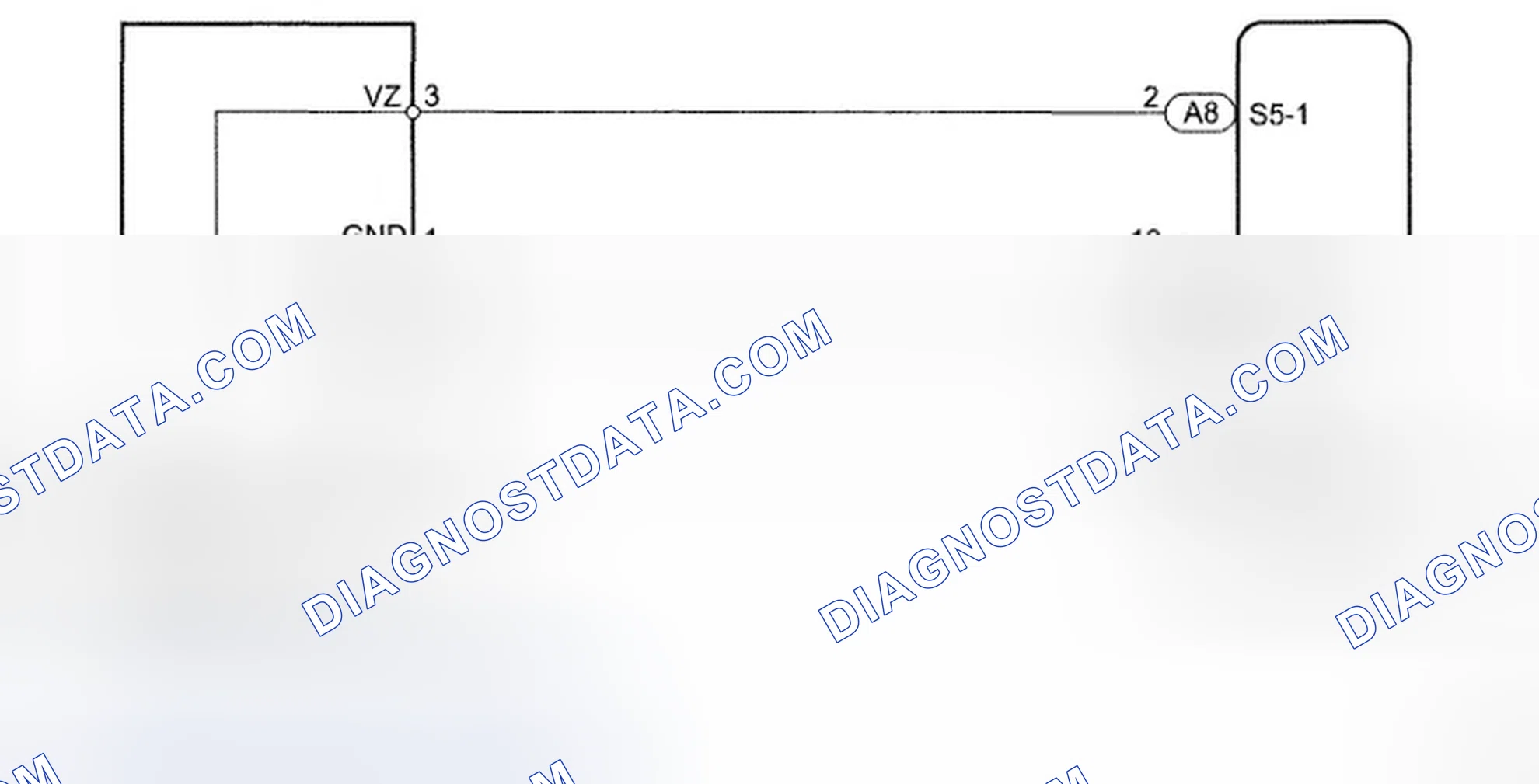 Scheme 47: Air Outlet Damper Position Sensor Circuit - Wiring Diagram