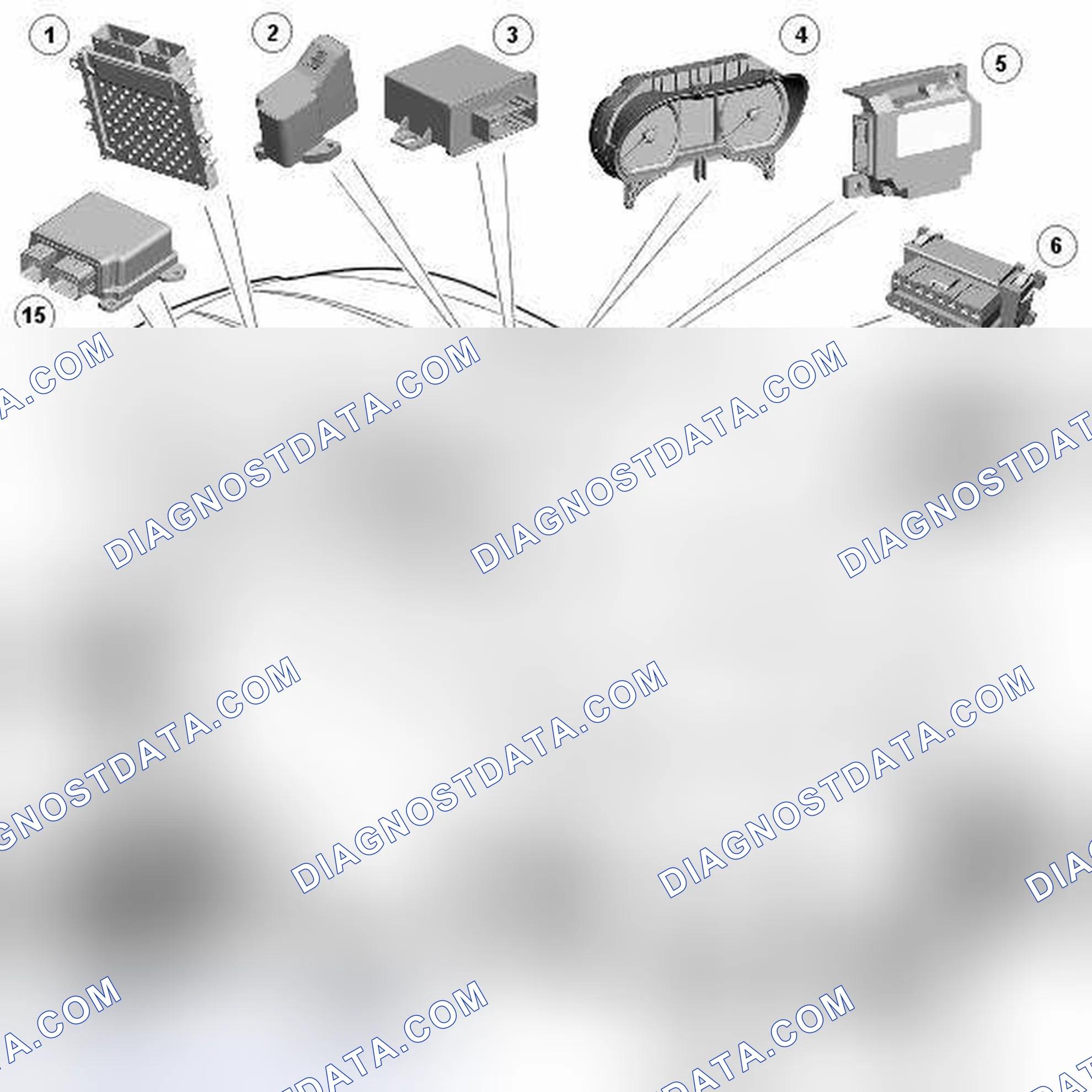 Scheme 5: COMPONENT LOCATION - HIGH SPEED CAN BUS