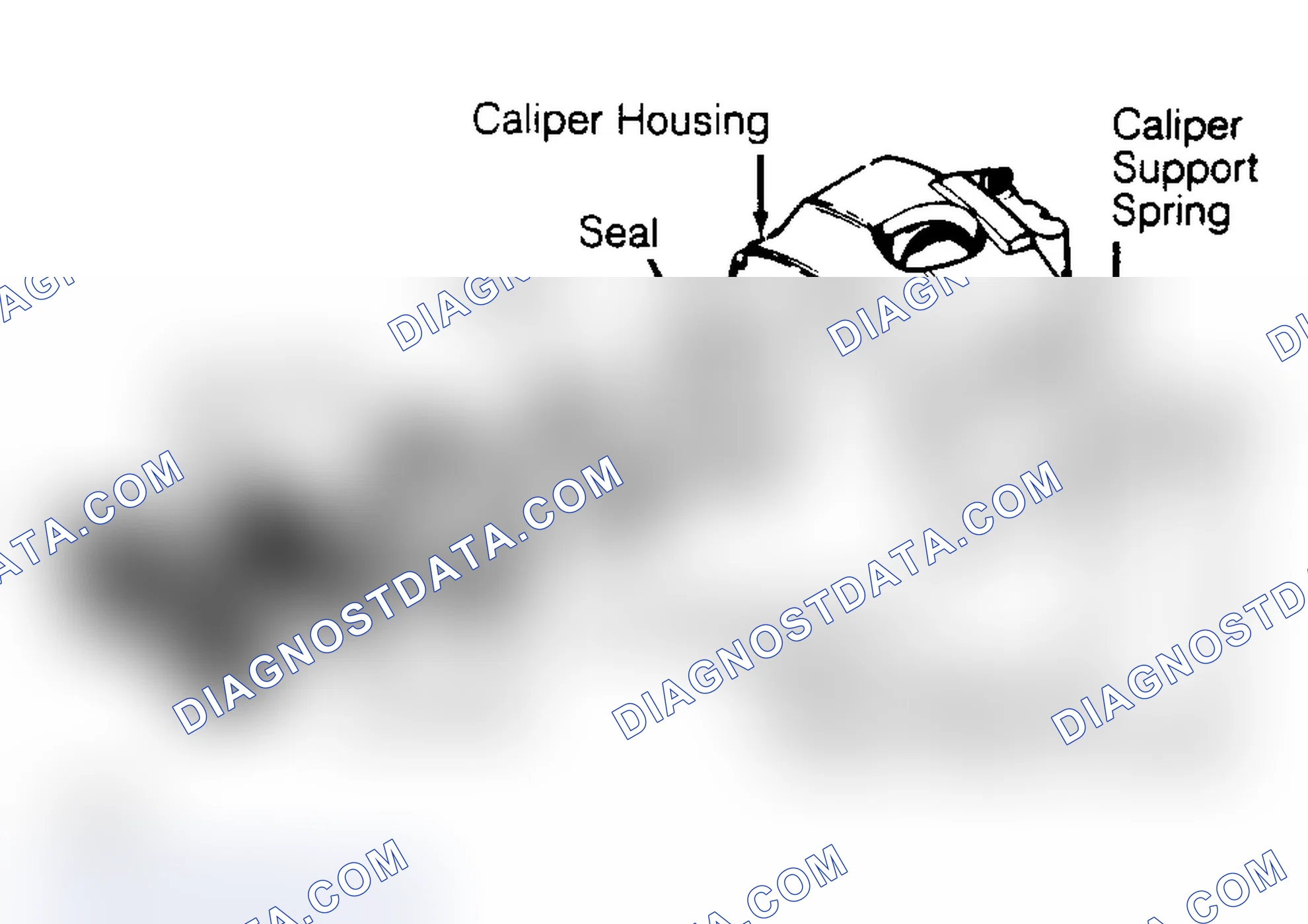 Scheme 27: Exploded View of Bendix Sliding Caliper Assembly