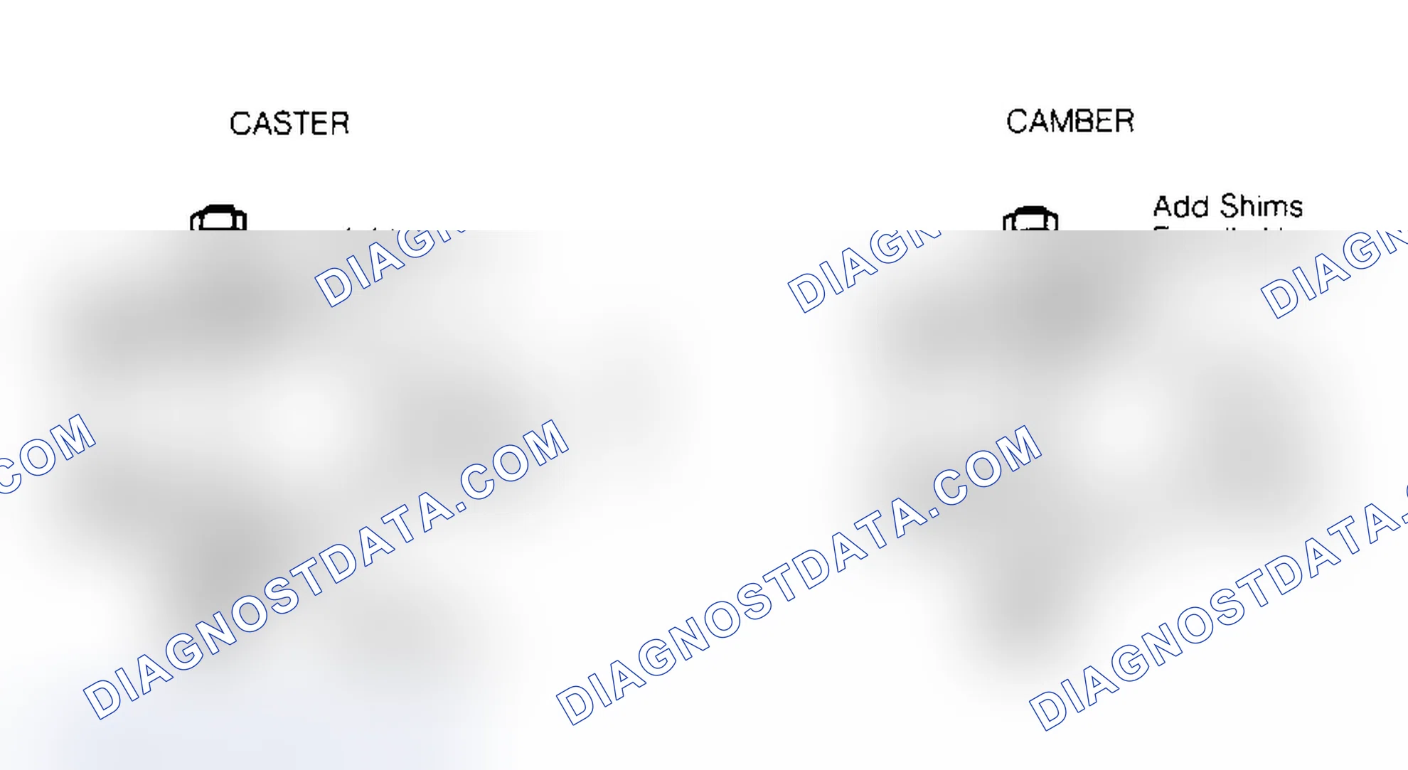 Scheme 8: CAMBER ADJUSTMENT