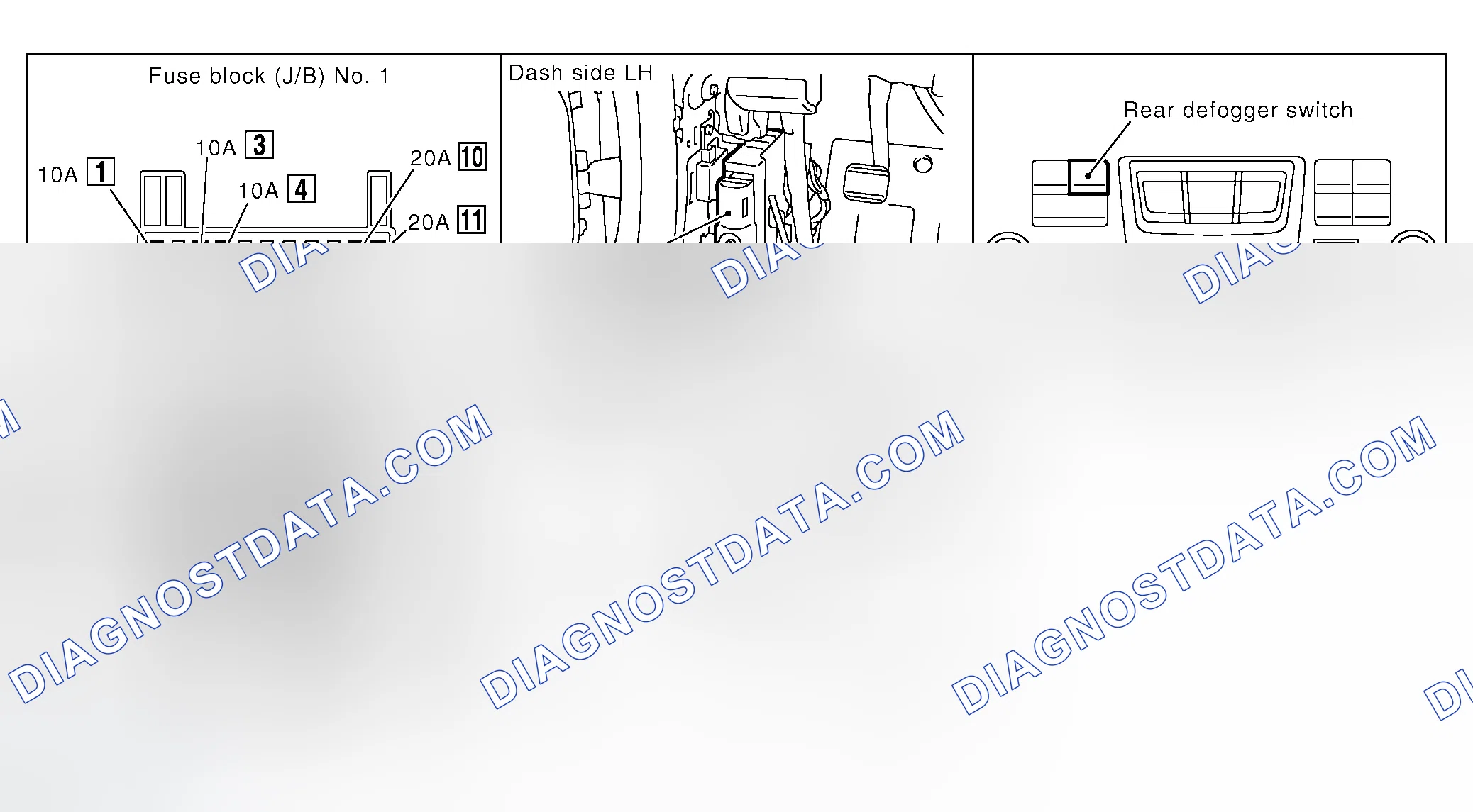 Scheme 26: Component Parts and Harness Connector Location
