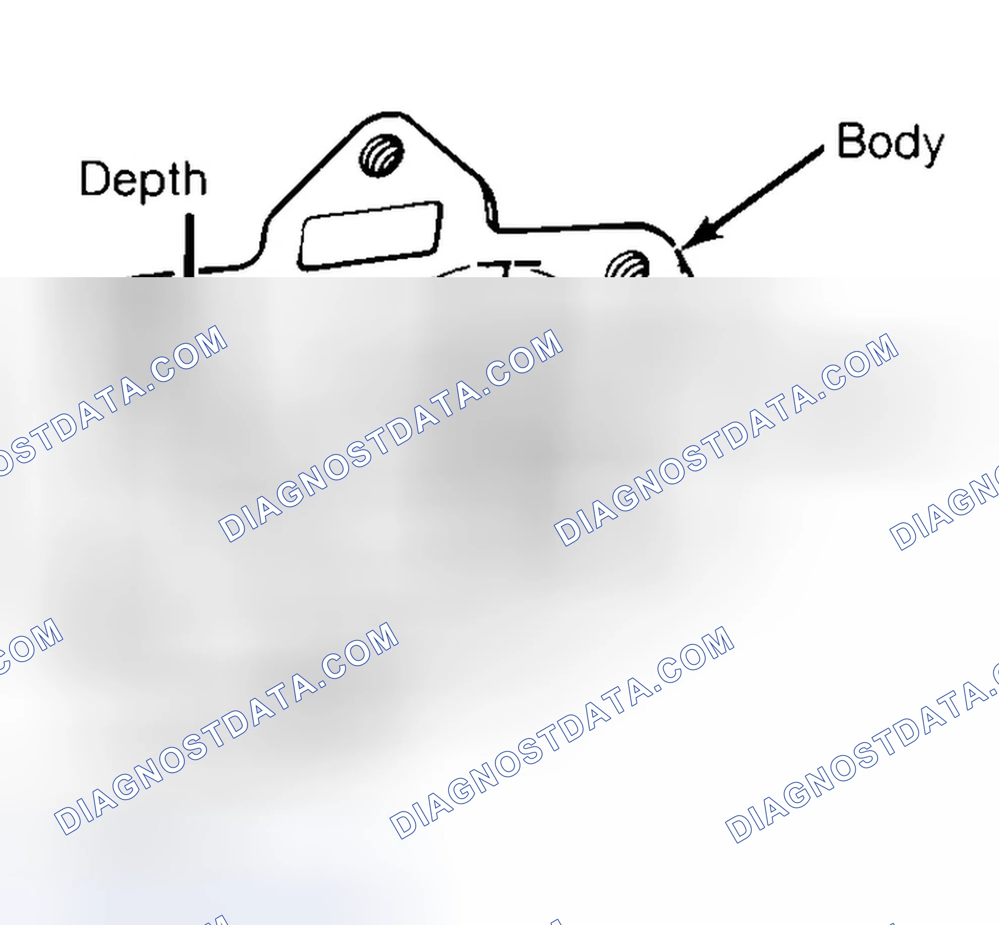 Scheme 35: Measuring Oil Pump Gear Cavity