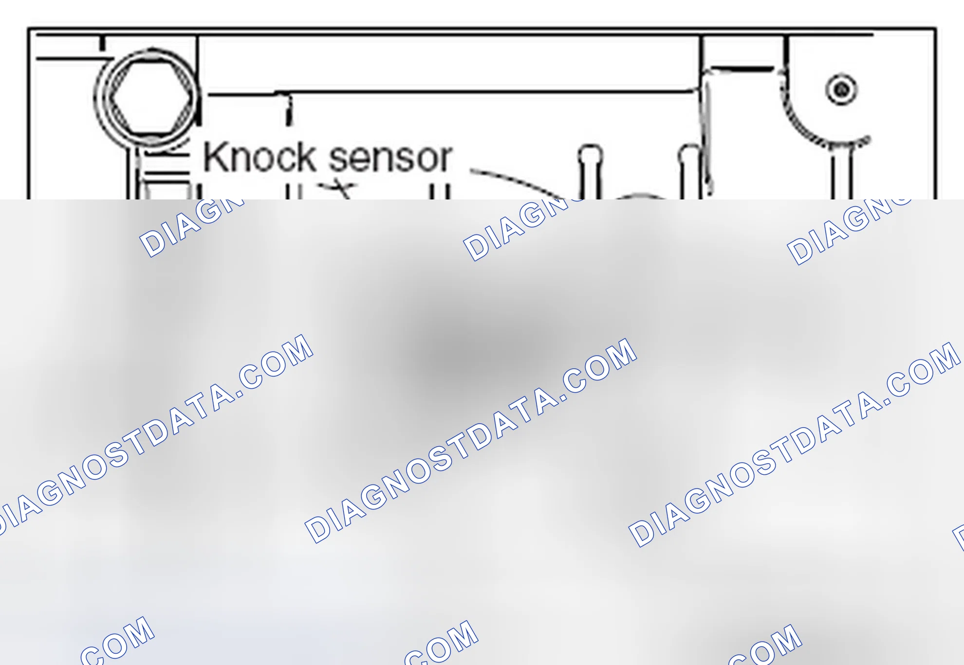 Scheme 3: >> A << KNOCK SENSOR INSTALLATION