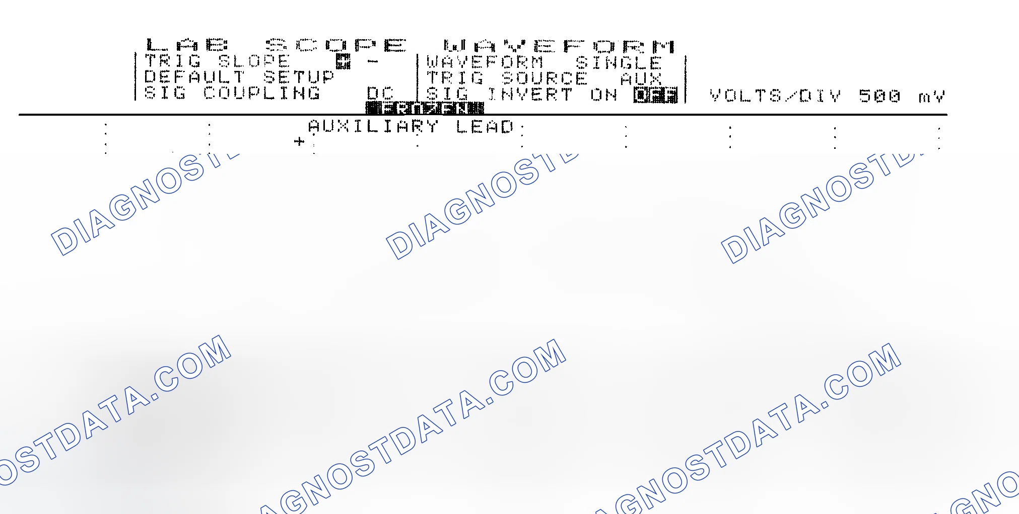 Scheme 14: Single Injector w/Excessive Current Flow - Current Pattern