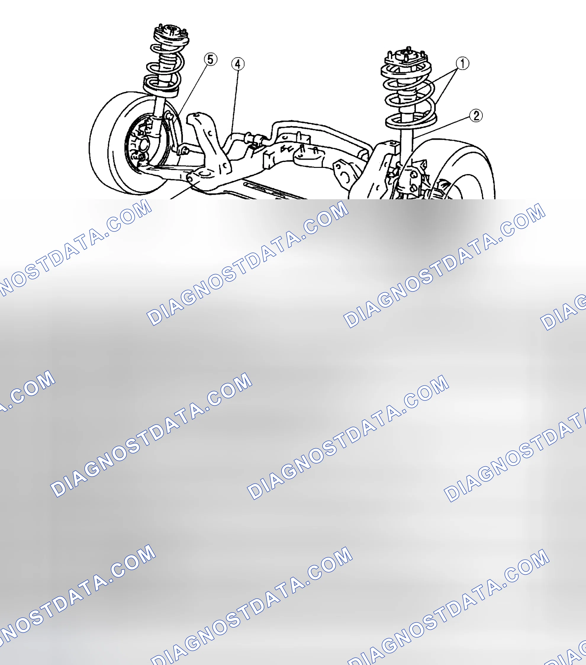 Scheme 1: FRONT SUSPENSION LOCATION INDEX