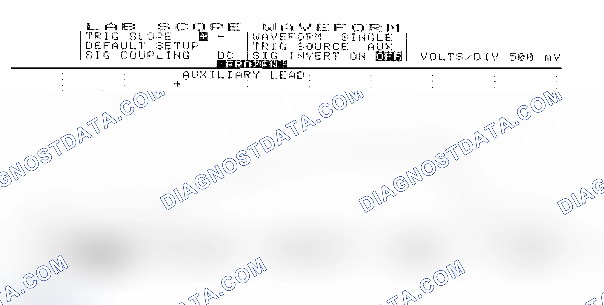 Scheme 14: Single Injector w/Excessive Current Flow - Current Pattern