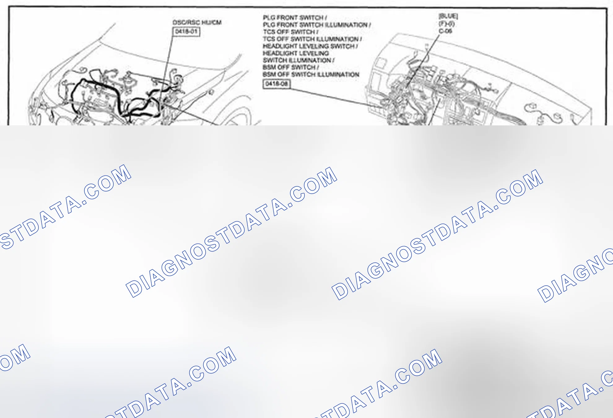 Scheme 123: Dynamic Stability Control/Roll Stability Control System Wiring Diagram - 0418-A (2 Of 2)