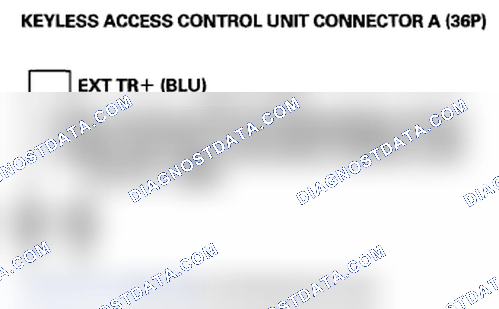 Scheme 102: DTC B1658: Rear Bumper LF Antenna Circuit Open or Short