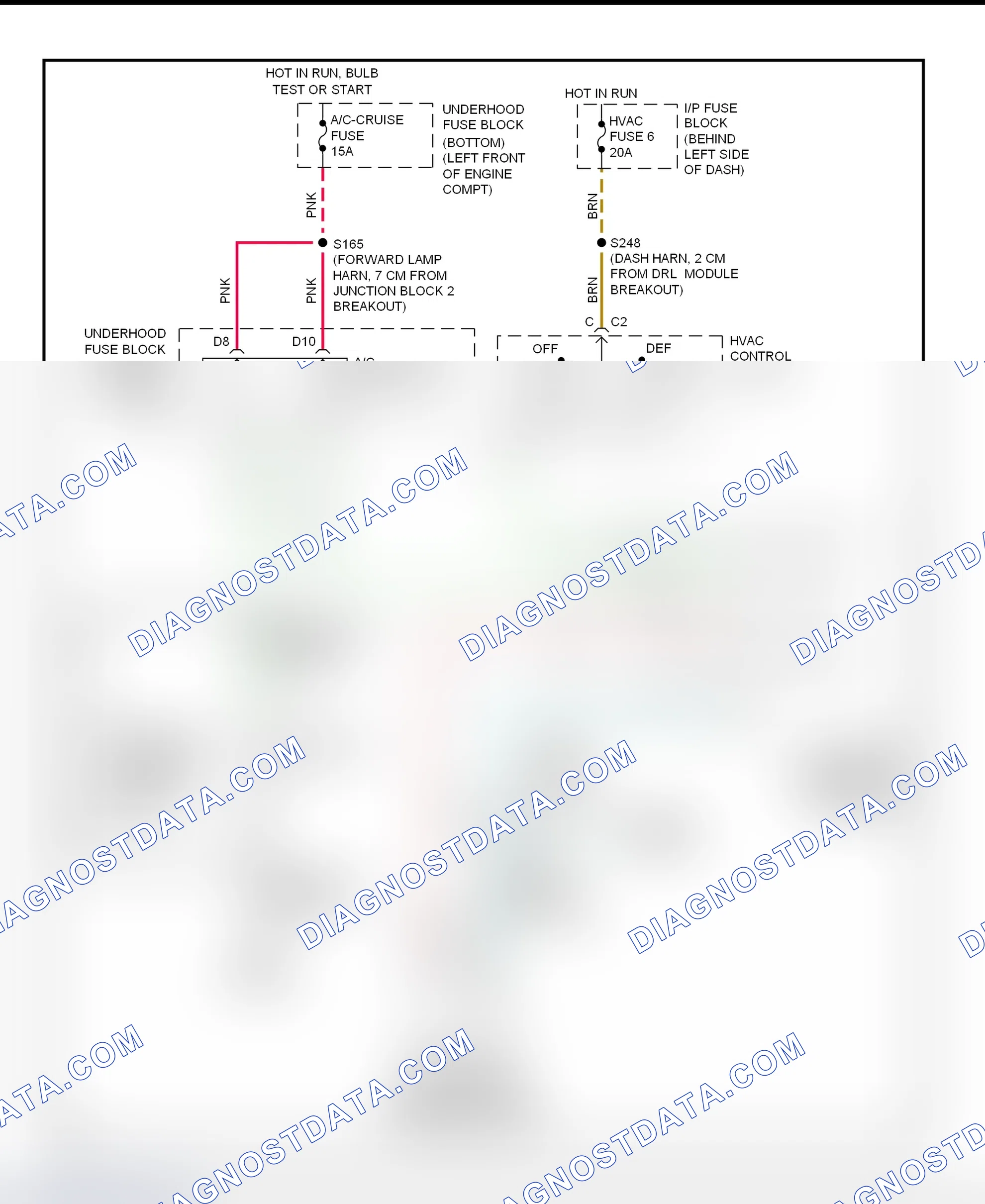 Scheme 45: A/C Compressor Clutch Control Circuit Wiring Diagram (2000-01 Camaro & Firebird - With 3.8L VIN K Engine)