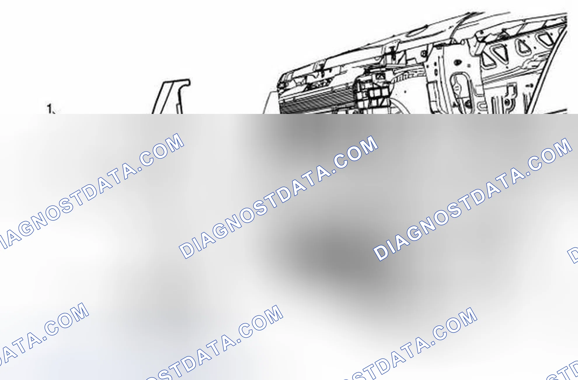 Scheme 99: Radiator Air Side Baffle Replacement - Left Side