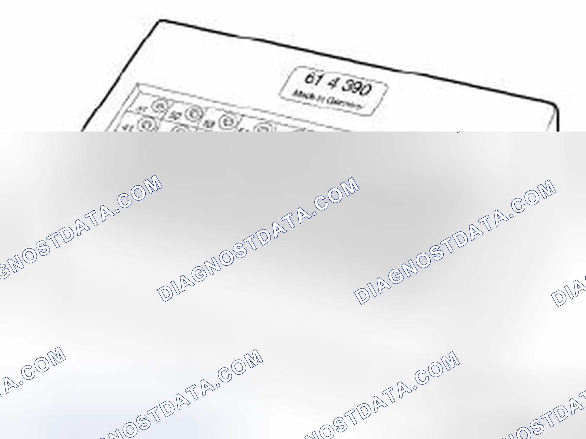 Scheme 234: 61 4 390 Measuring Box, 60-Pin