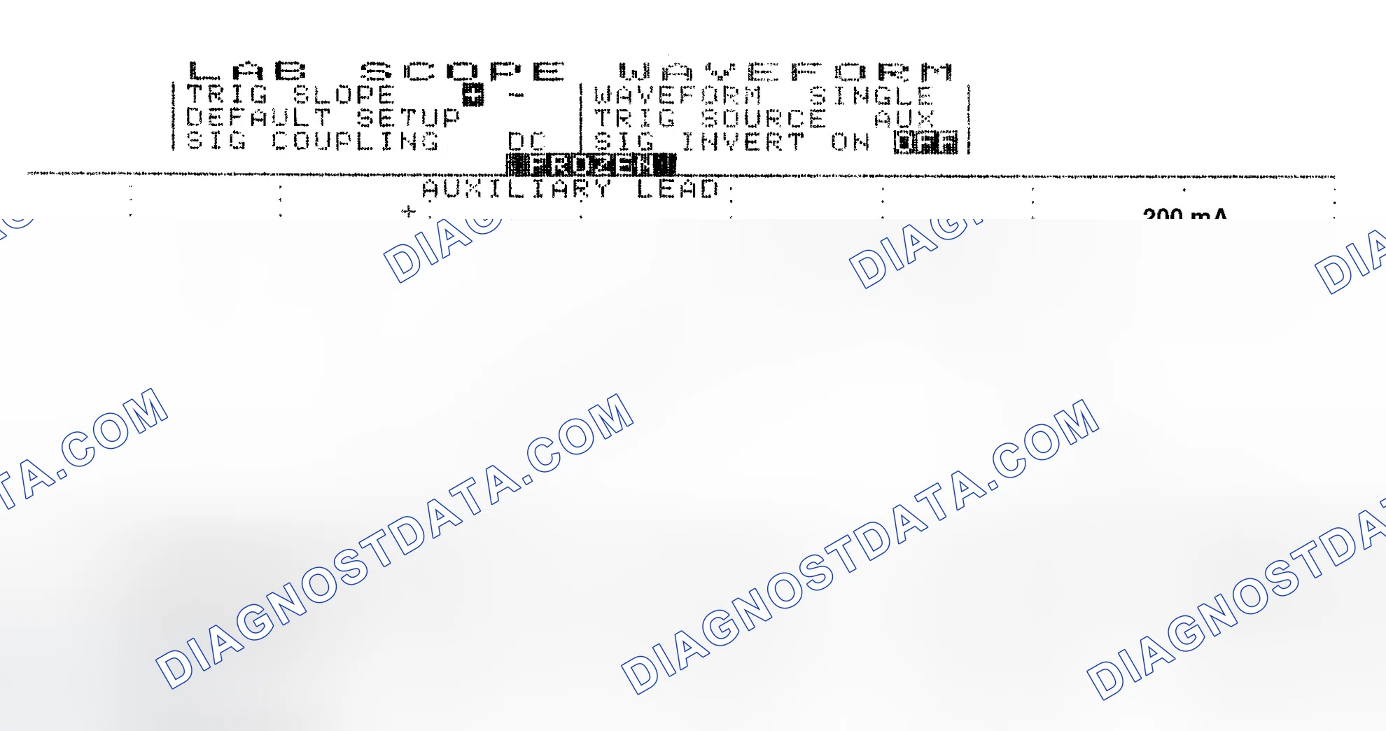 Scheme 13: Single Injector w/Normal Current Flow - Current Pattern