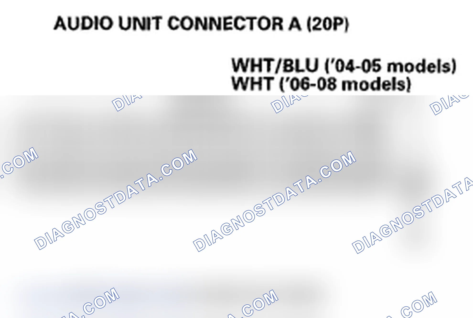 Scheme 59: Radio preset memory is lost