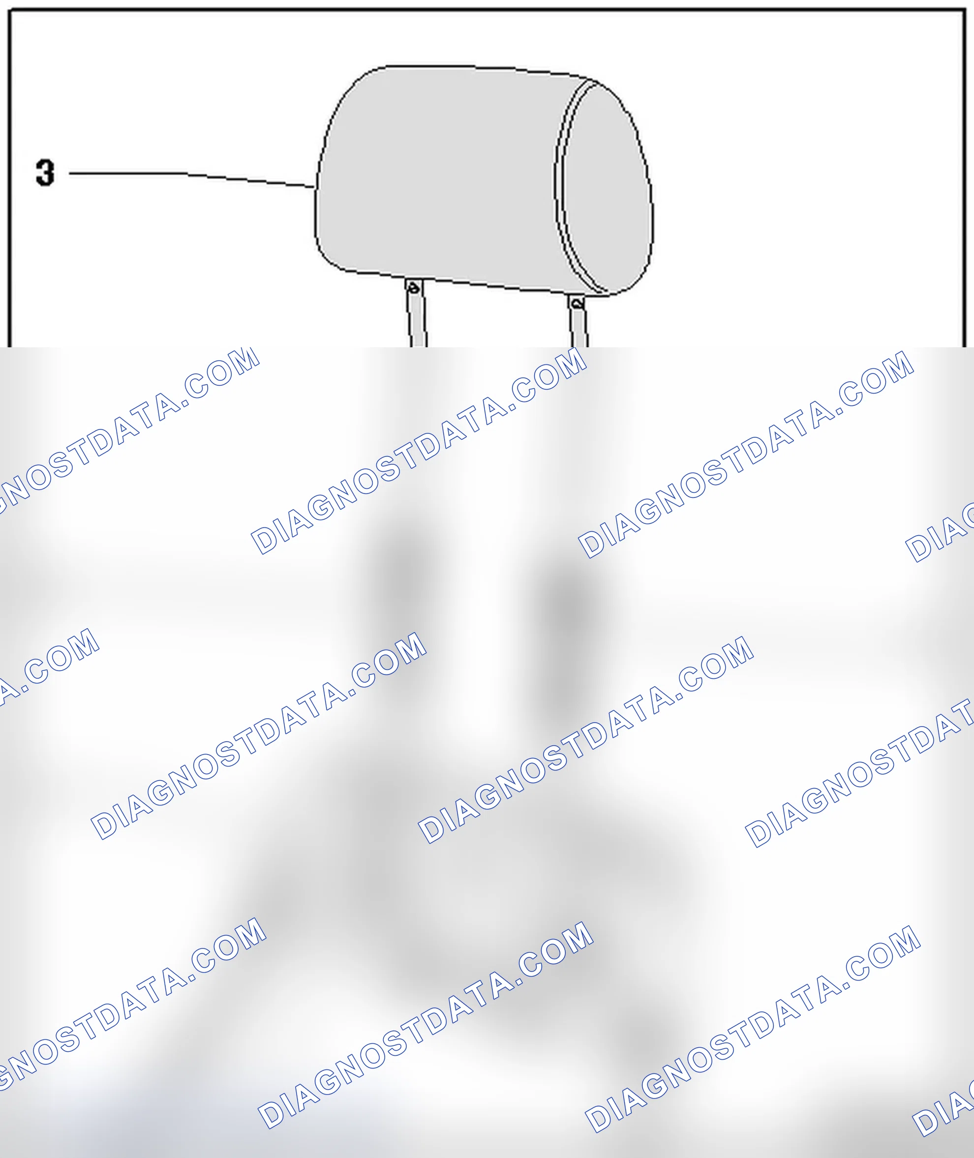 Scheme 13: HEADREST COMPONENT OVERVIEW
