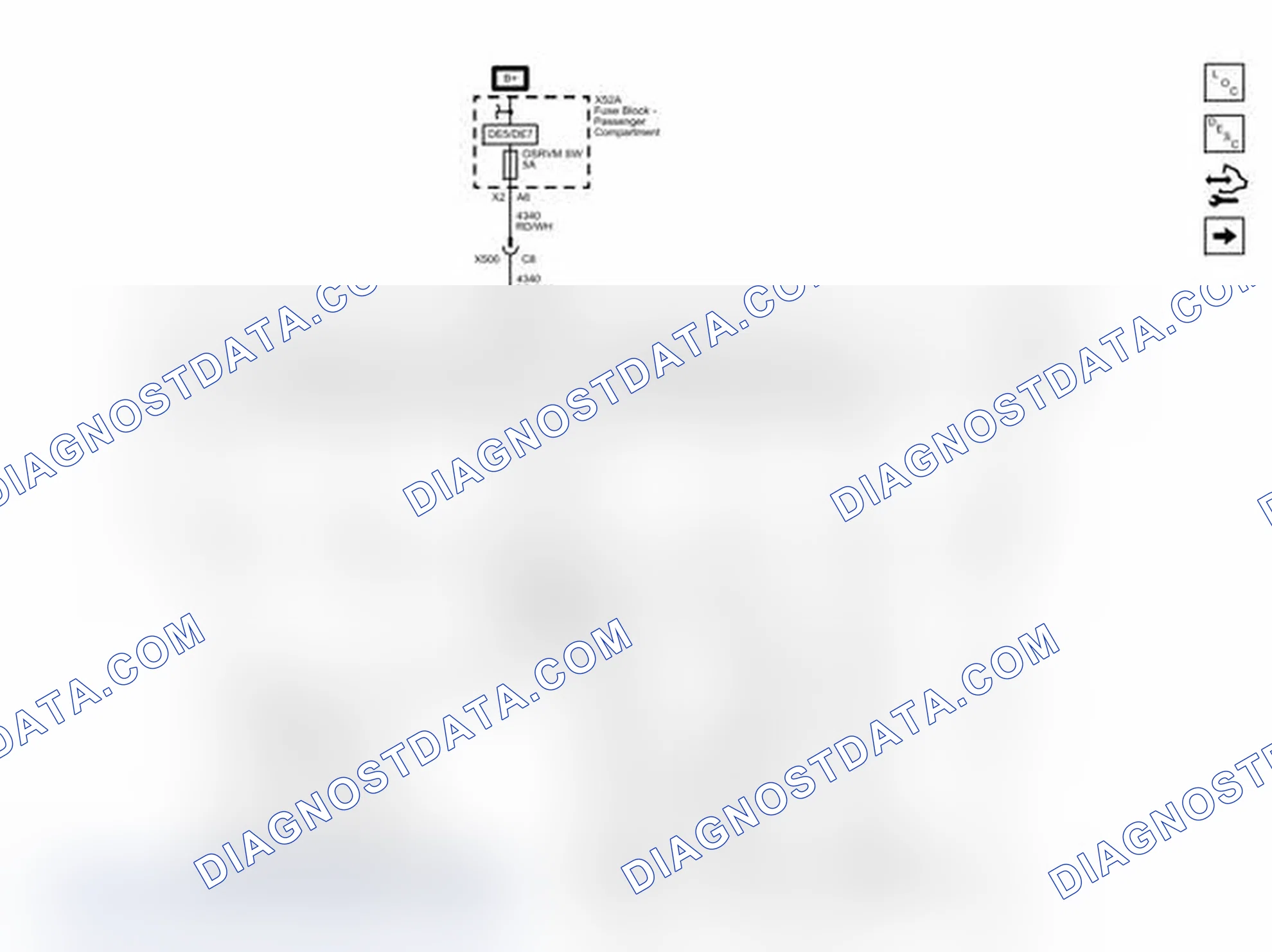 Scheme 1: Power, Ground, Power Mirror Switches and Motors Wiring Schematics