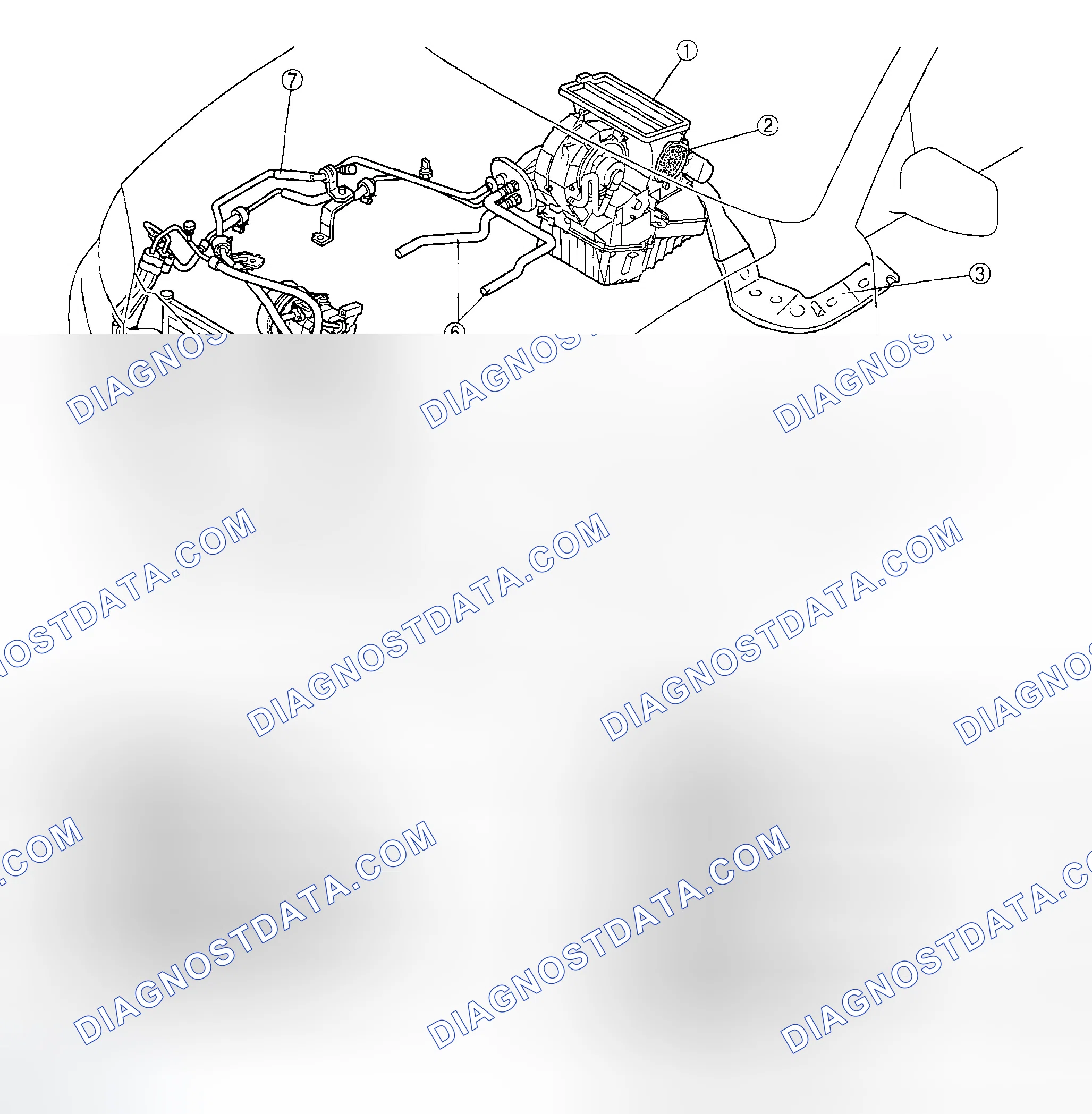 Scheme 115: HVAC BASIC SYSTEM LOCATION INDEX