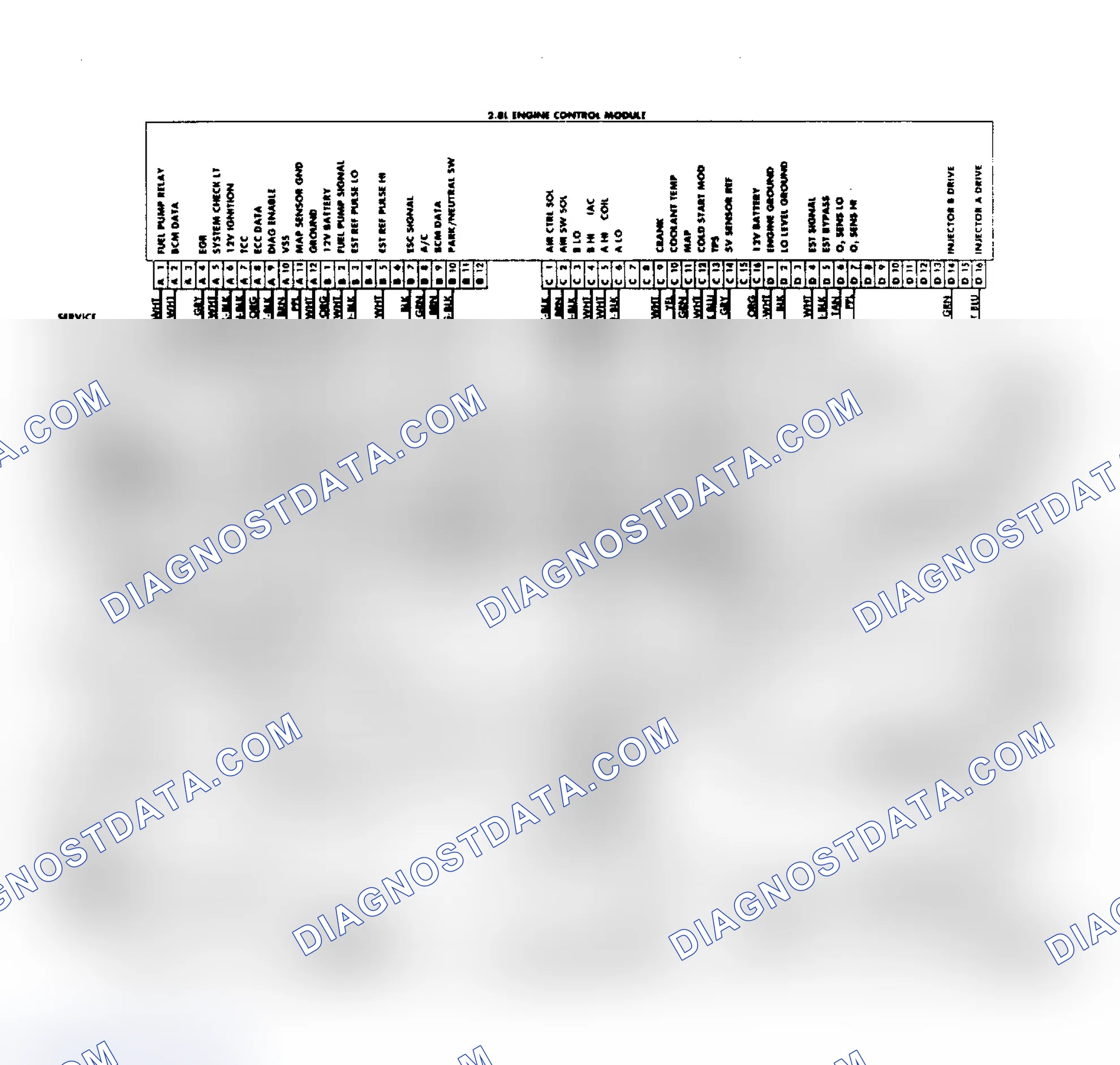 Scheme 90: S-10 & S-15 2.8L Wiring Diagram