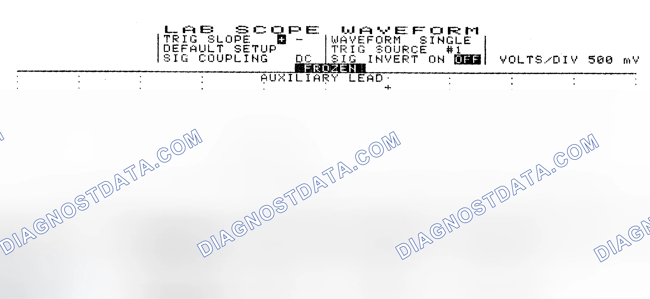 Scheme 10: Single Injector w/Excessive Current Flow - Current Pattern