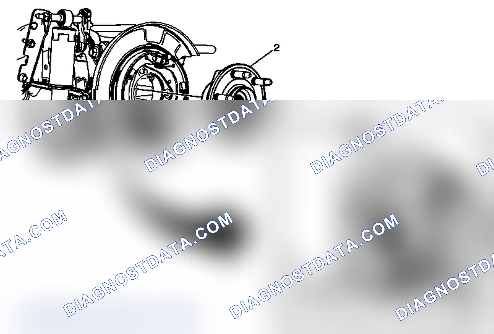 Scheme 2: Rear Wheel Bearing and Wheel Bearing Hub Replacement (FWD)