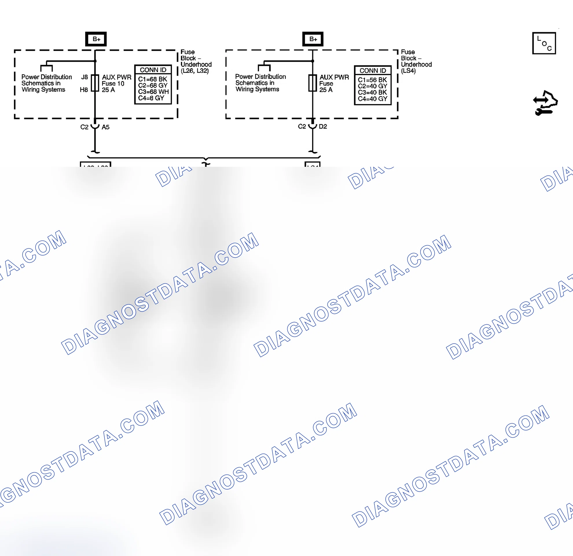 Scheme 87: Cigar Lighter/Auxiliary Outlets Schematics