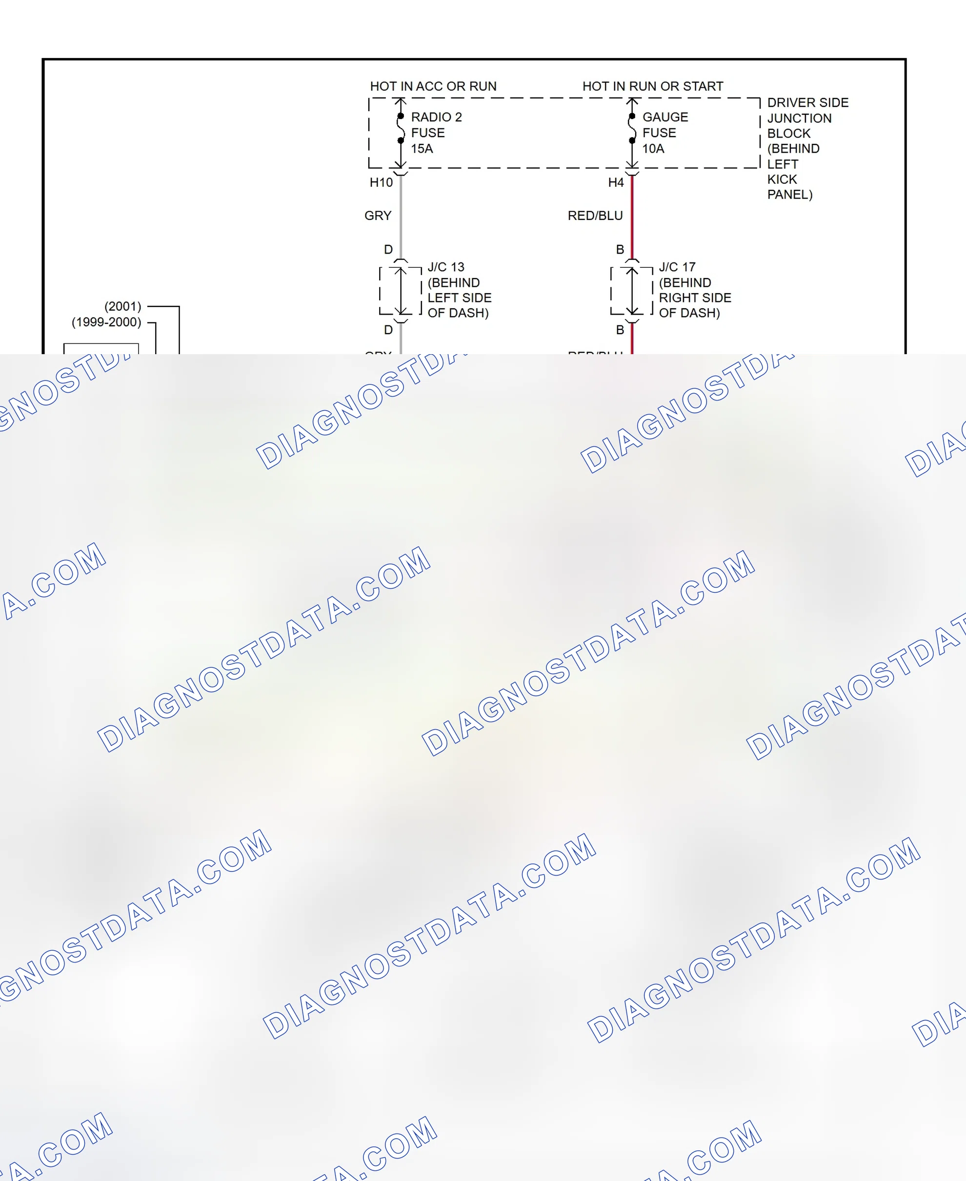 Scheme 153: Shift Lock System Wiring Diagram (Lexus GS300)