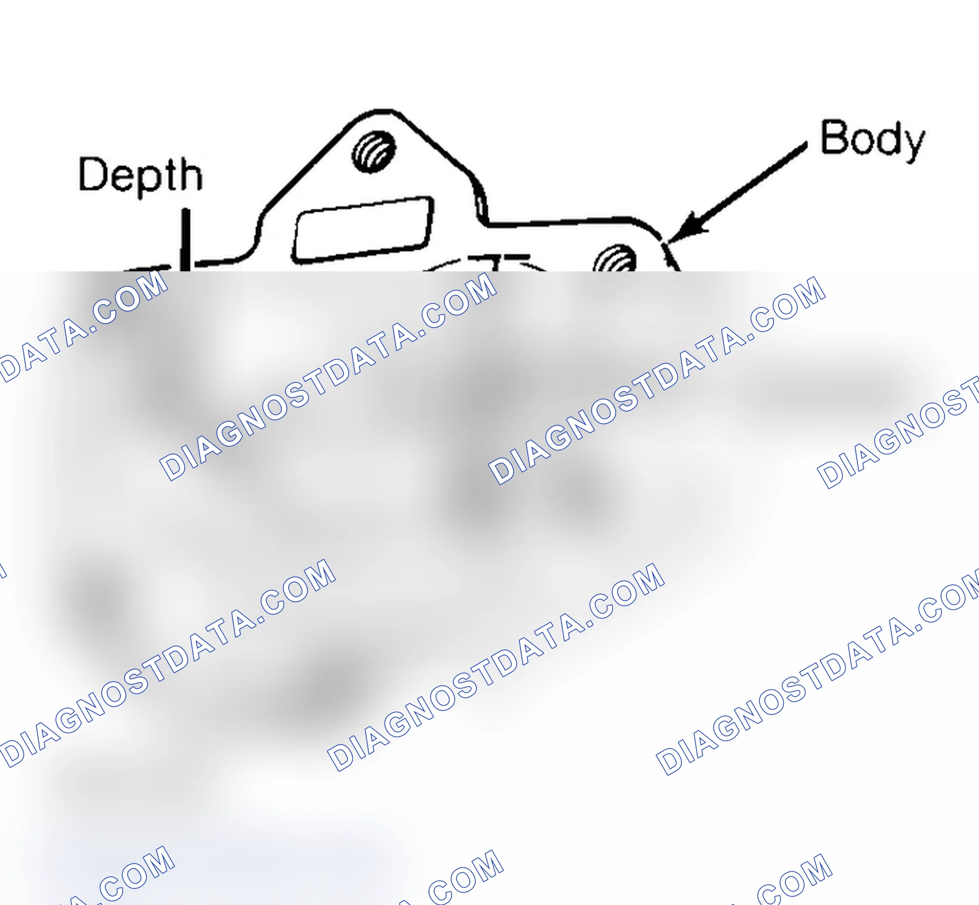 Scheme 35: Measuring Oil Pump Gear Cavity