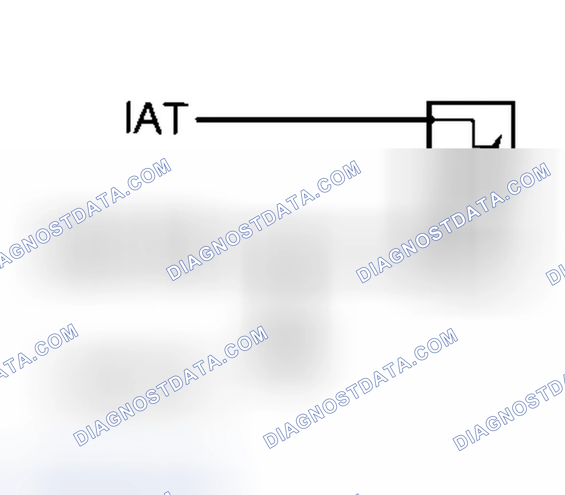 Scheme 104: IAT Sensor Circuit & Connector Terminal ID (IAT - 2.5L)