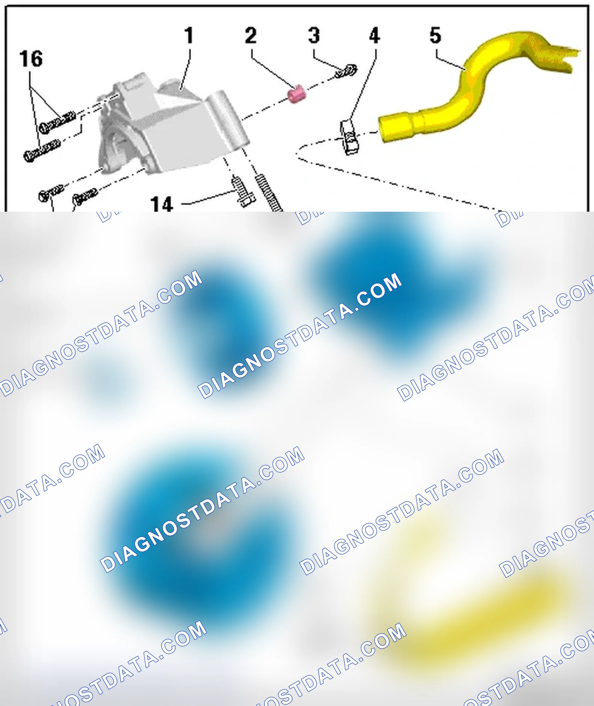 Scheme 235: POWER STEERING PUMP, VEHICLES WITH DYNAMIC STEERING (6-CYLINDER FSI)