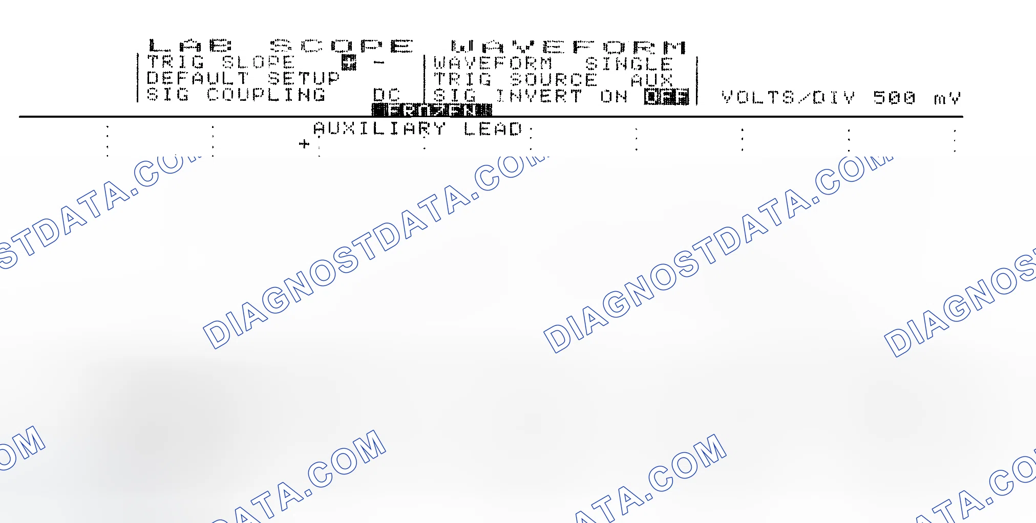 Scheme 14: Single Injector w/Excessive Current Flow - Current Pattern