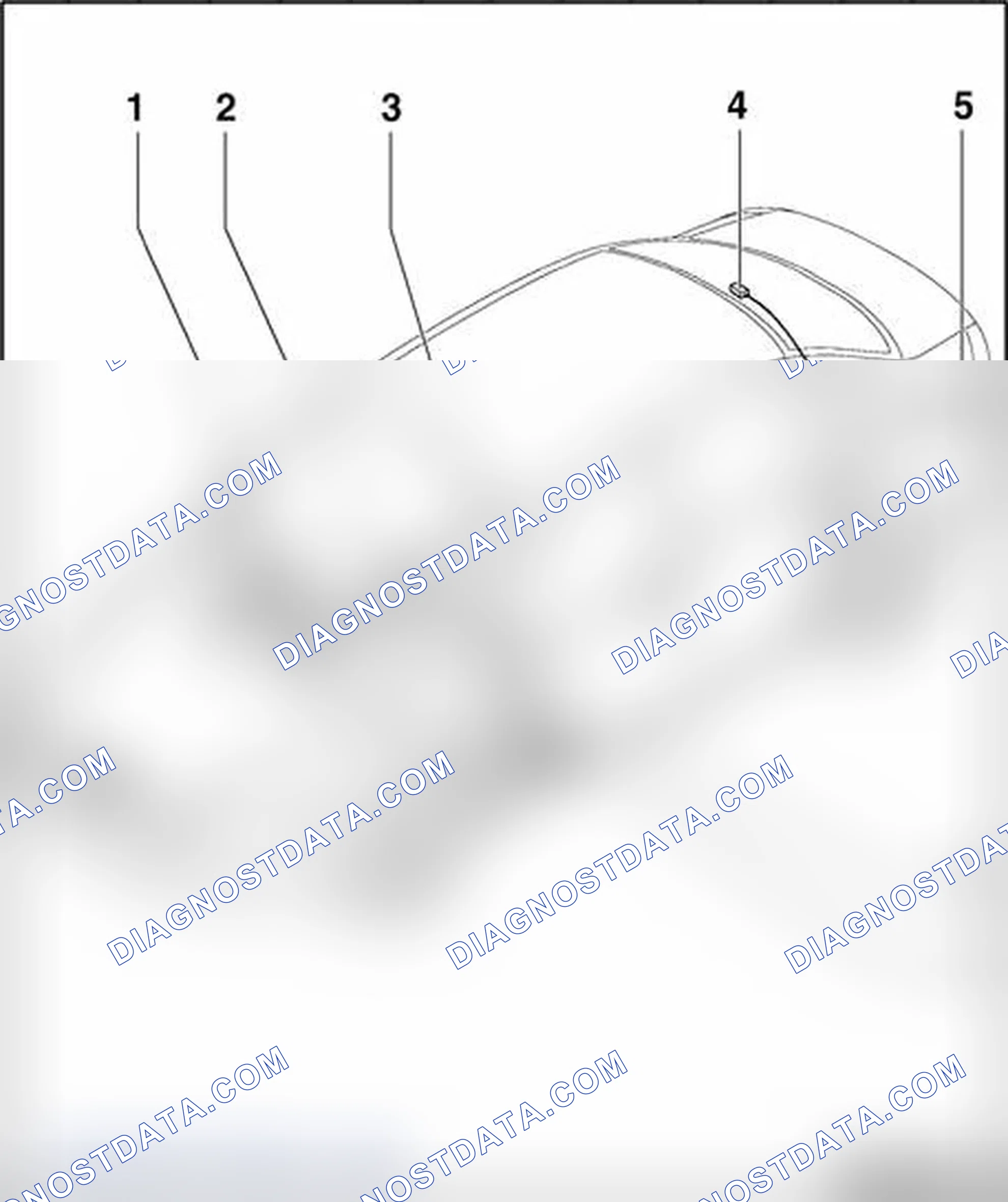 Scheme 100: Total overview - Sedan component locations