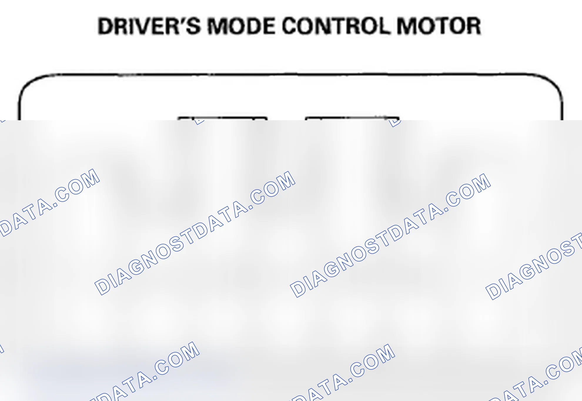 Scheme 161: Driver's Mode Control Motor Test