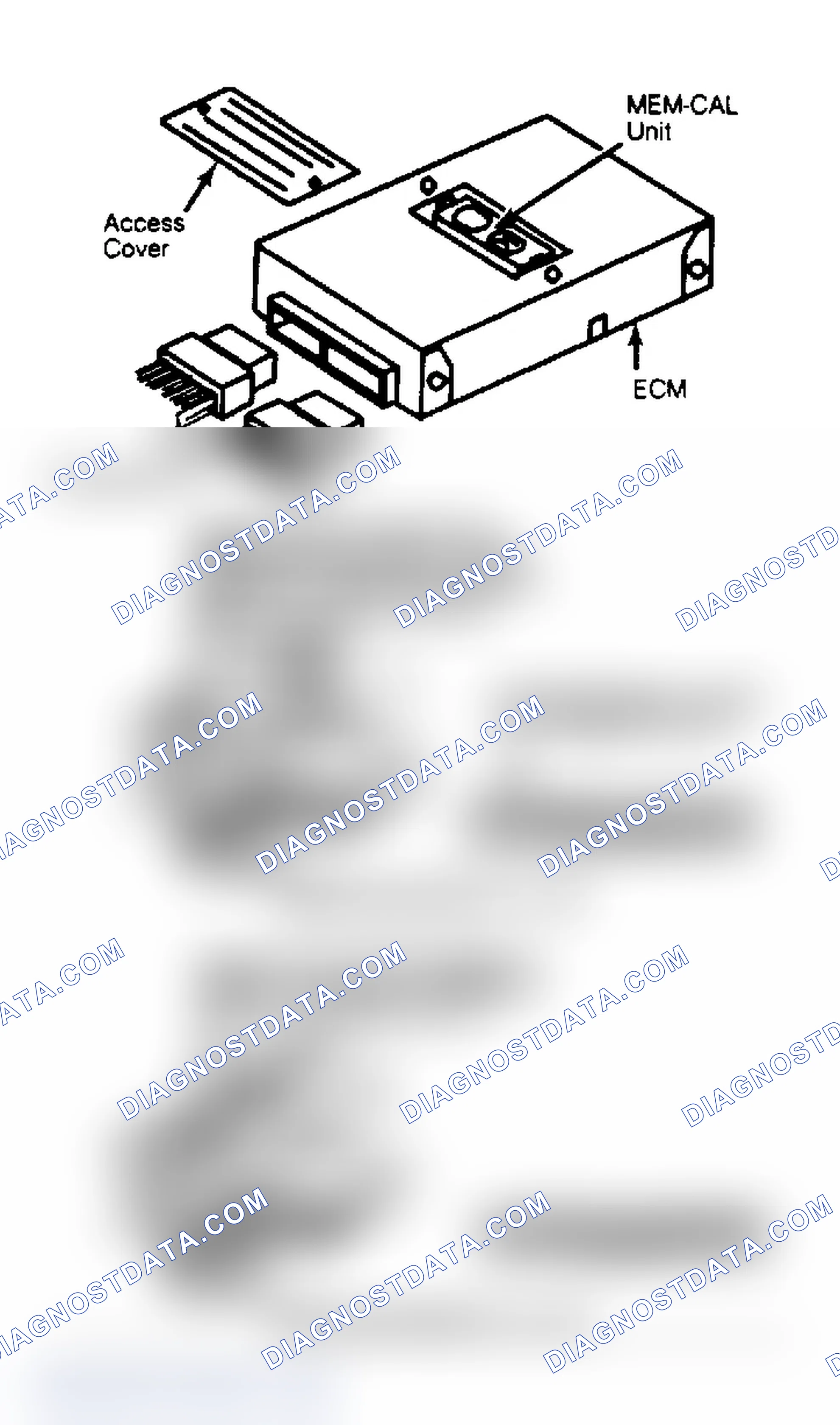 Scheme 3: Replacing MEM-CAL in Electronic Control Module of Vehicles Equipped With 2.5L Engine Only