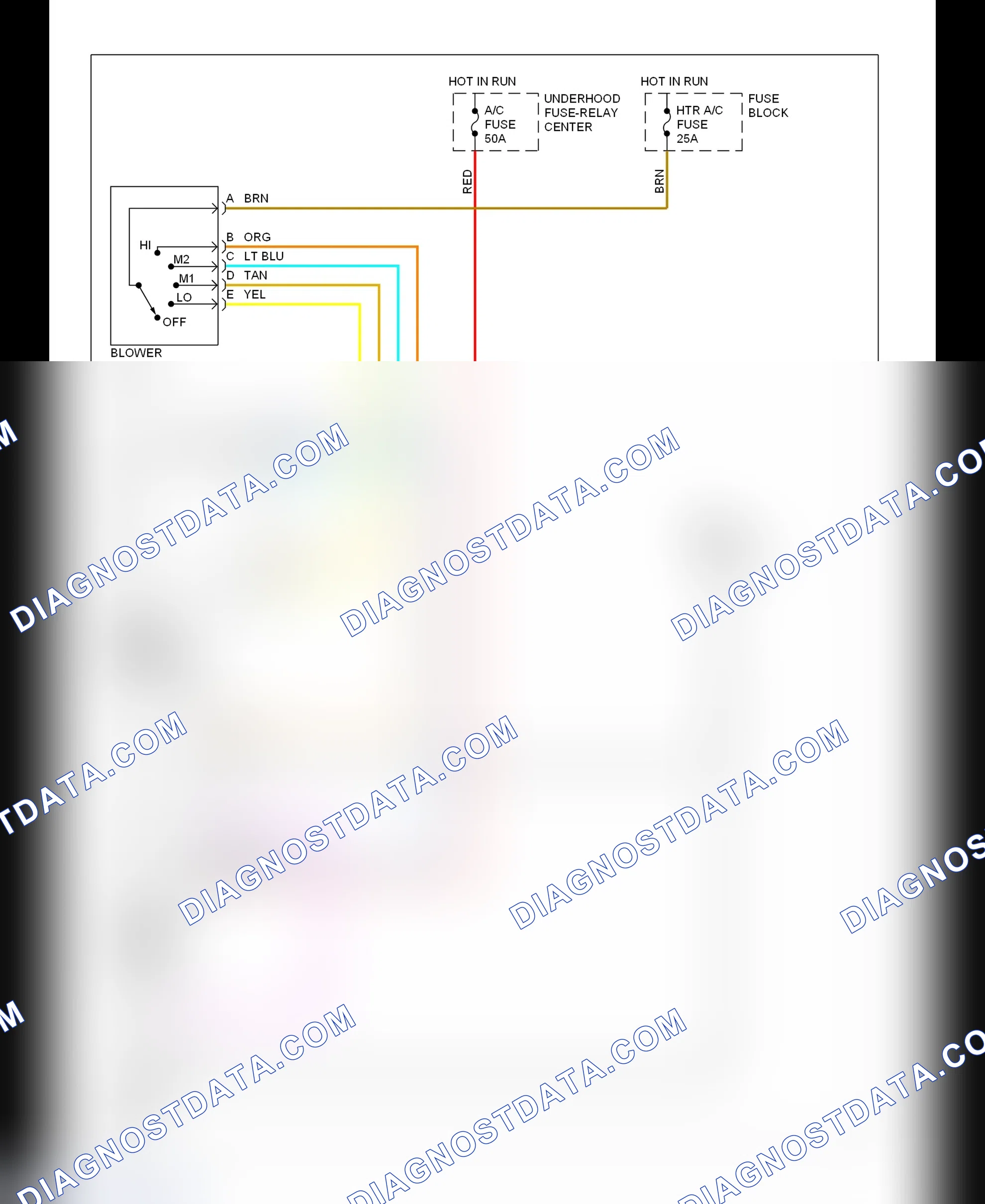 Fig. 5: Front Heater System Wiring Diagram