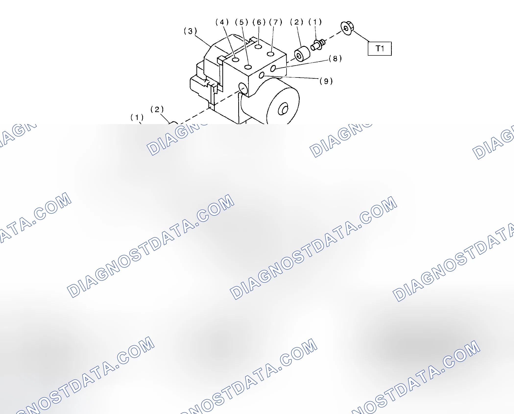 Scheme 16: Identifying ABS Control Module & Hydraulic Control Unit (ABSCM & H/U)