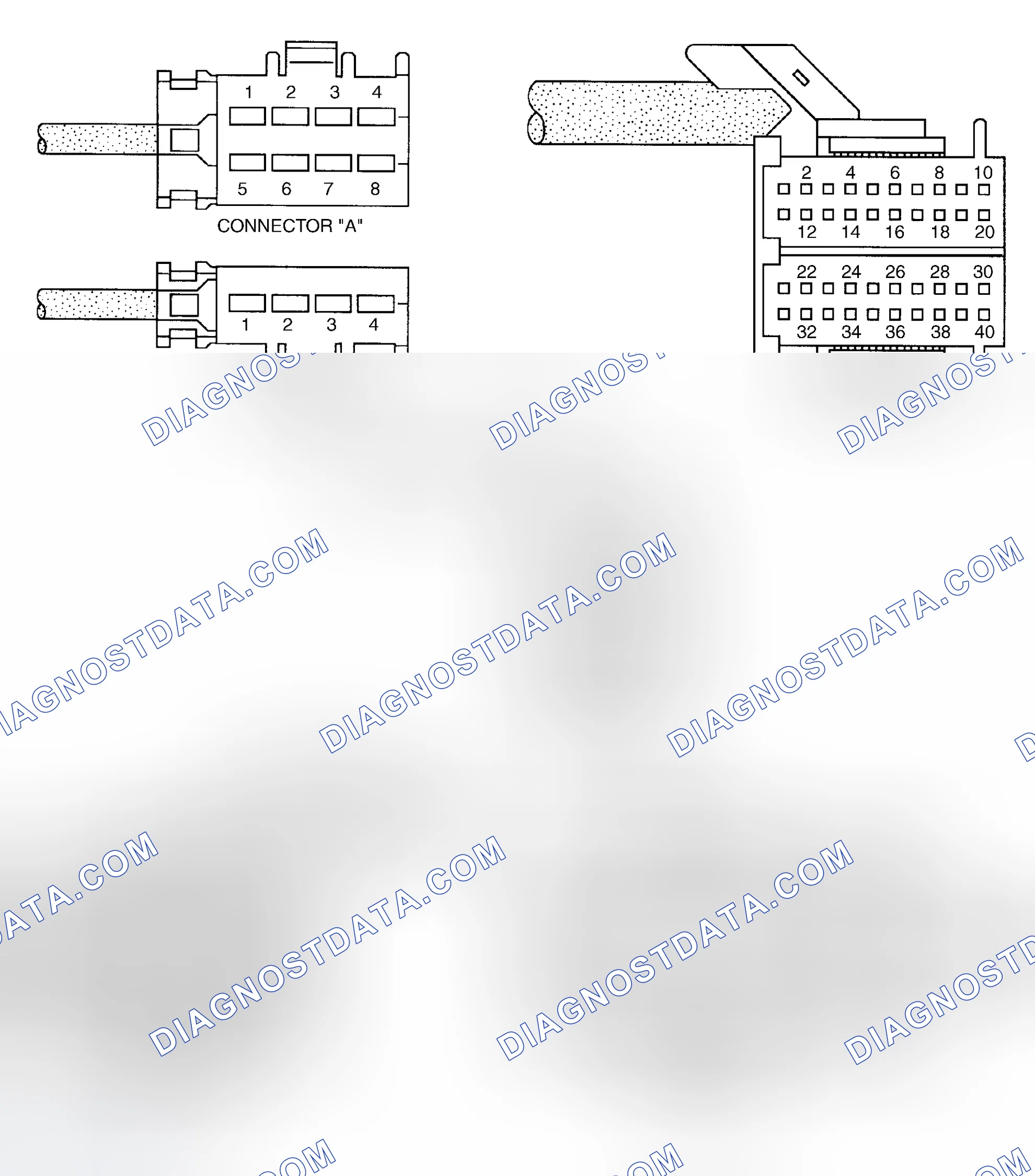 Scheme 1: ECM CONNECTOR IDENTIFICATION