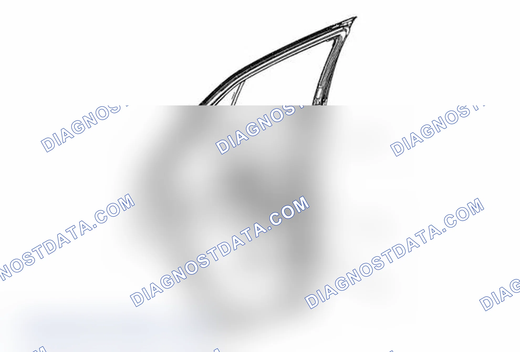 Scheme 24: Rear Side Door Window Rear Guide Replacement
