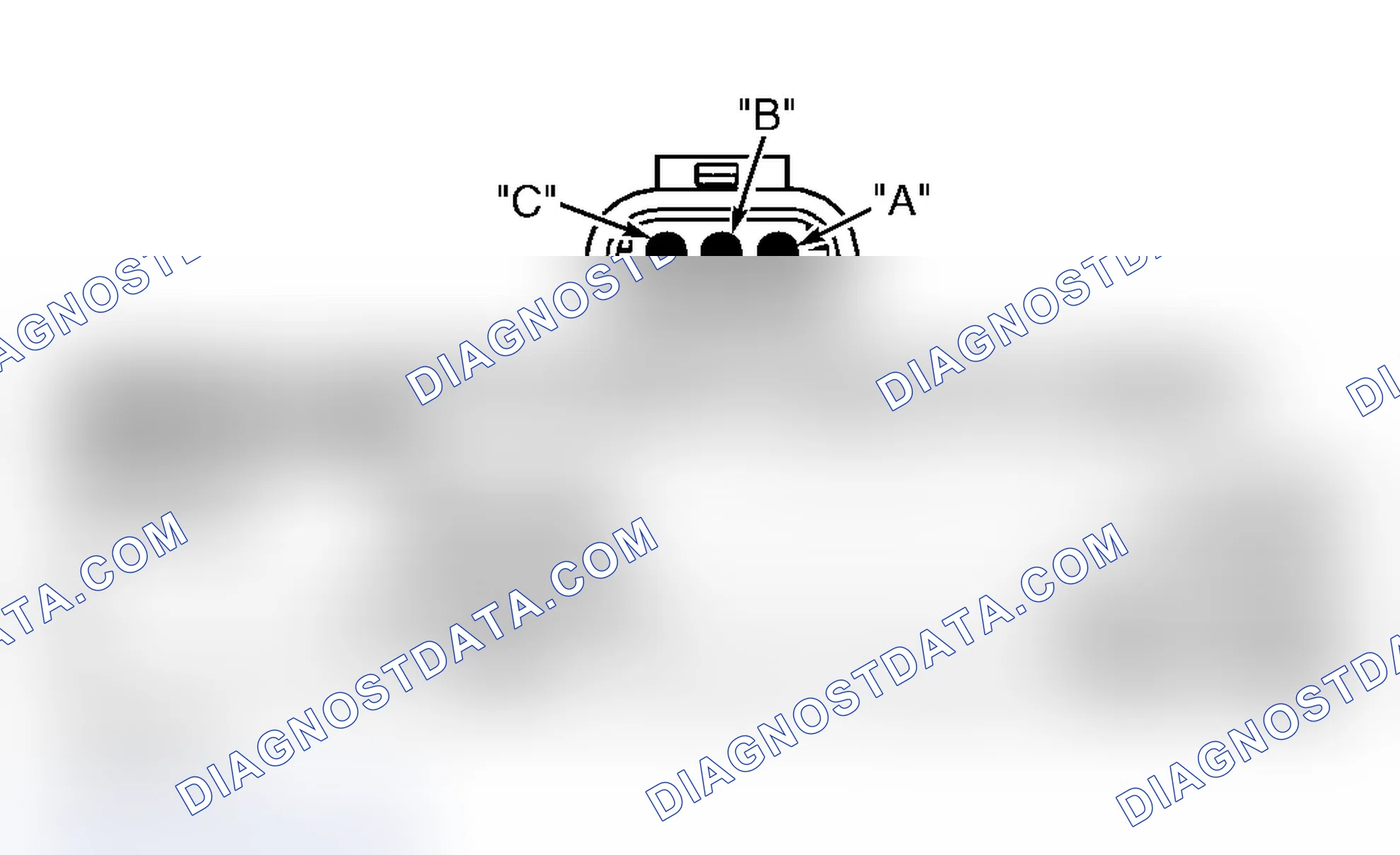Scheme 4: CAMSHAFT POSITION SENSOR CONNECTOR END VIEW