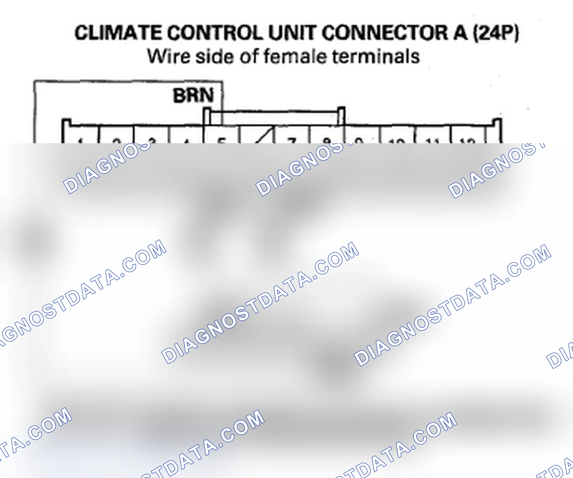 Scheme 38: DTC B1233 or DTC indicator J: An Open in the Air Mix Control Motor Circuit (Driver's)