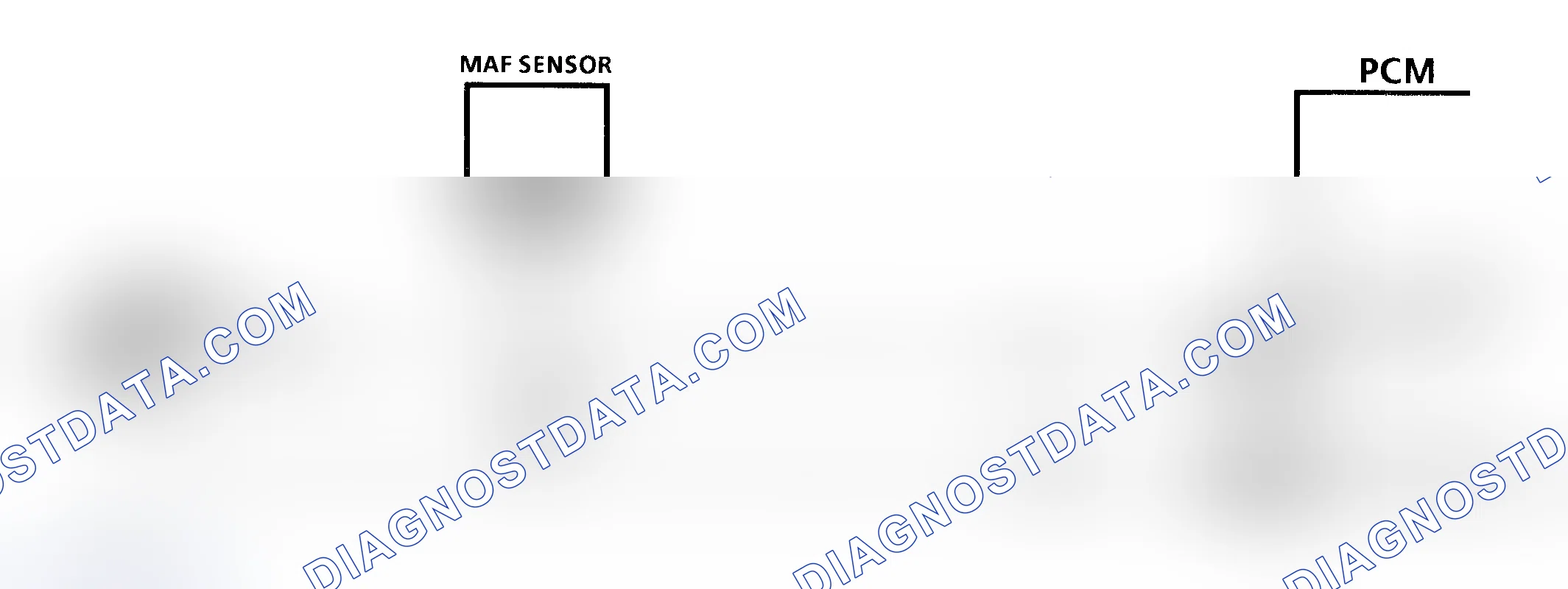 Scheme 9: Code P0101 Schematic (3.8L) Mass Air Flow (MAF) Sensor Circuit