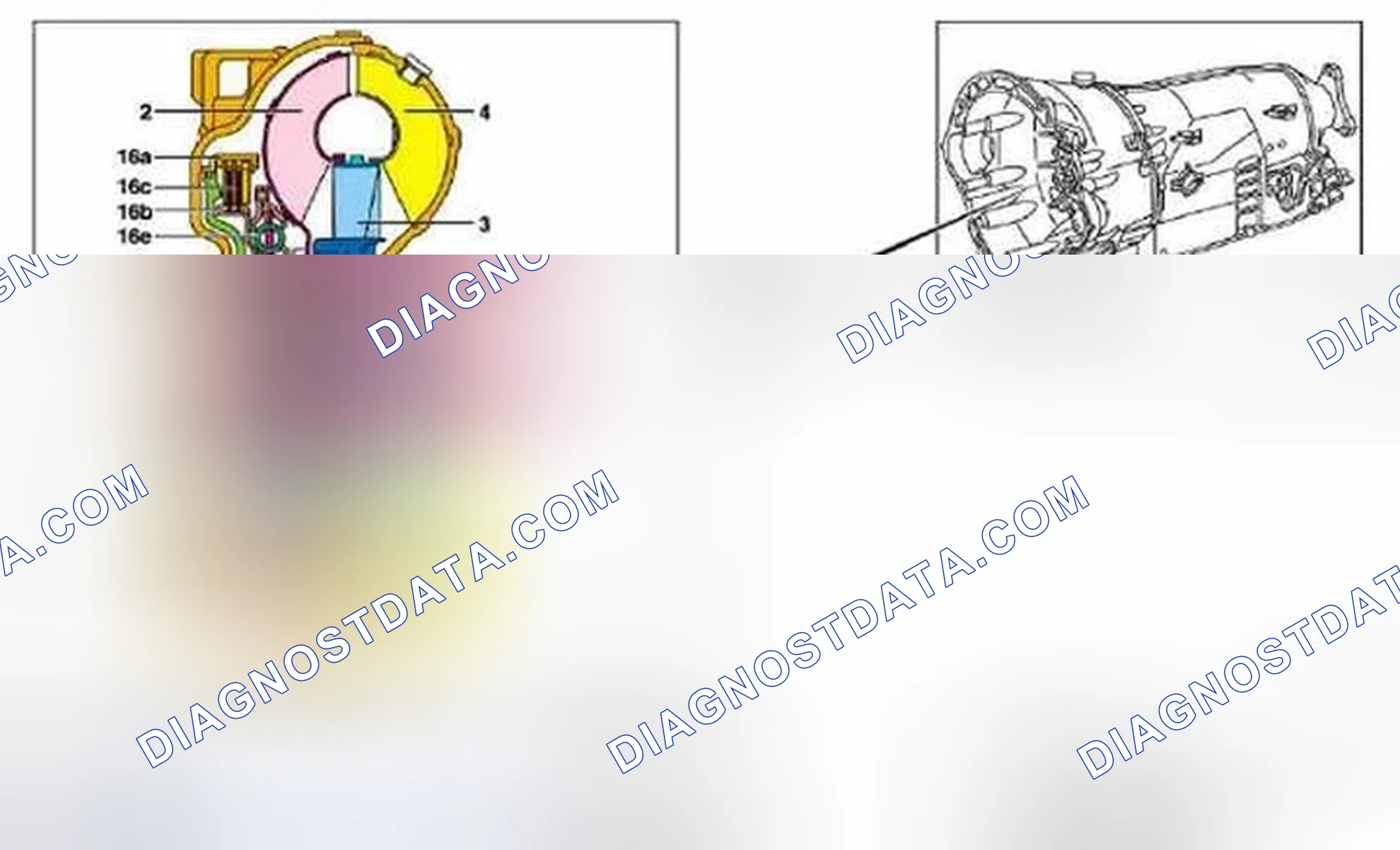 Scheme 6: Torque Converter Function Diagram - Transmission 722.9
