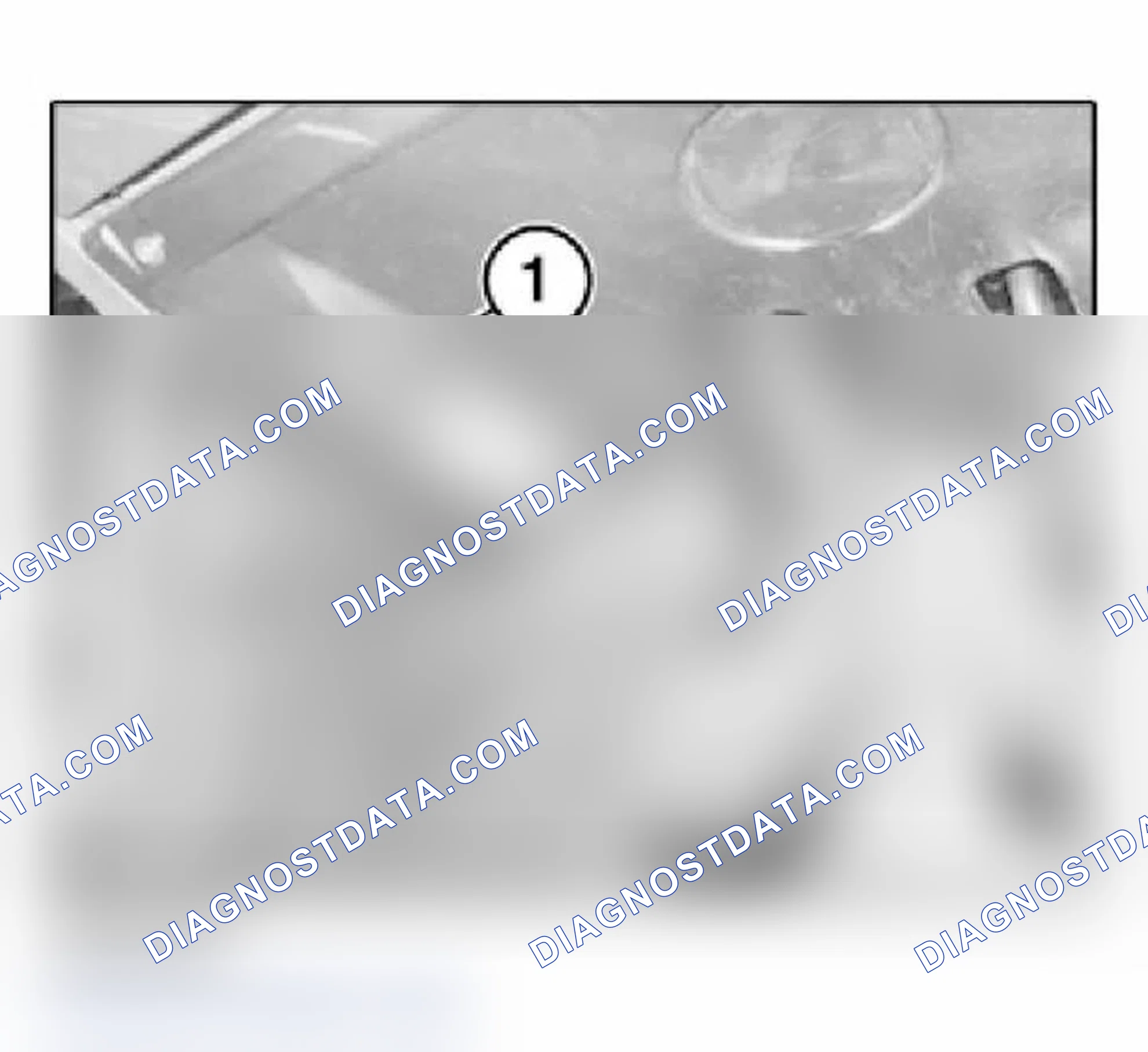 Scheme 2: OBD Socket (1) In Driver's Footwell