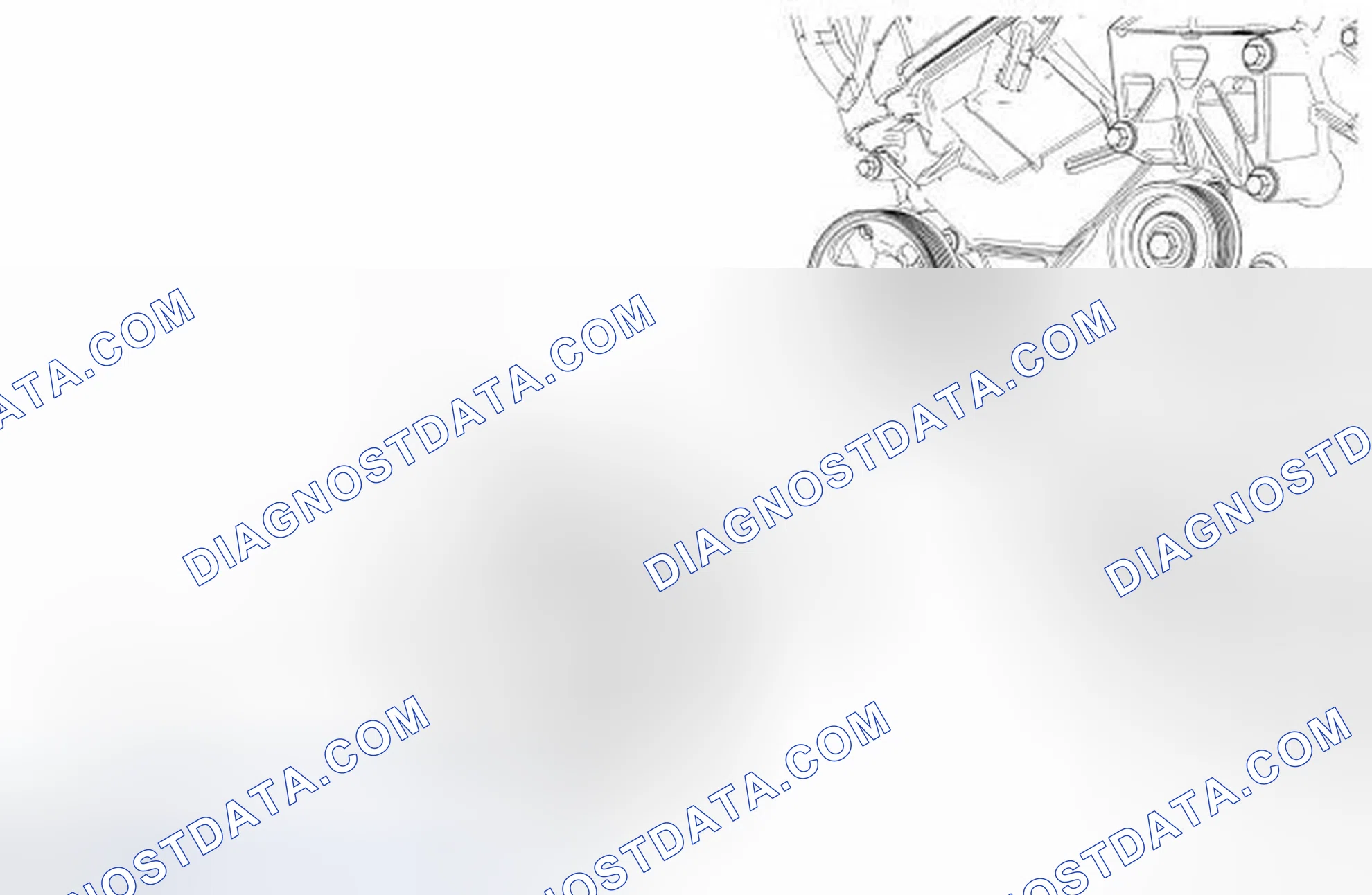 Scheme 100: Lower End Components - Exploded View, Crankshaft Pulley and Crankshaft Front Seal