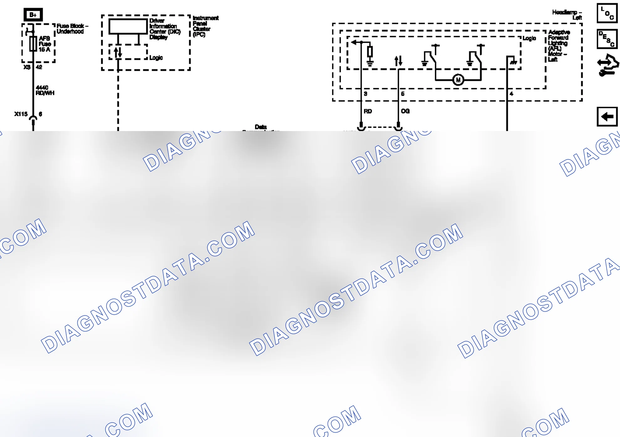Scheme 5: Adaptive Forward Lighting System (TSH or T26)